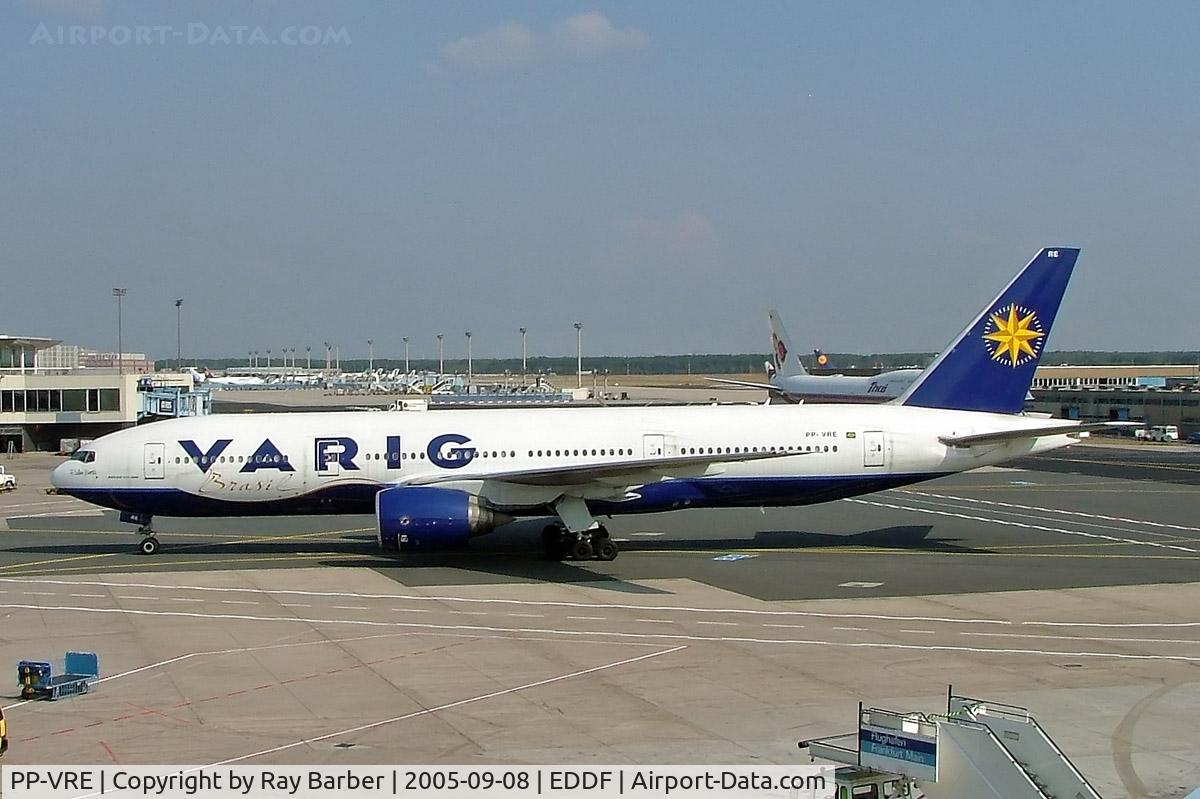 PP-VRE, 1999 Boeing 777-222/ER C/N 30213, Boeing 777-222ER [30213] (VARIG) Frankfurt~D 08/09/2005