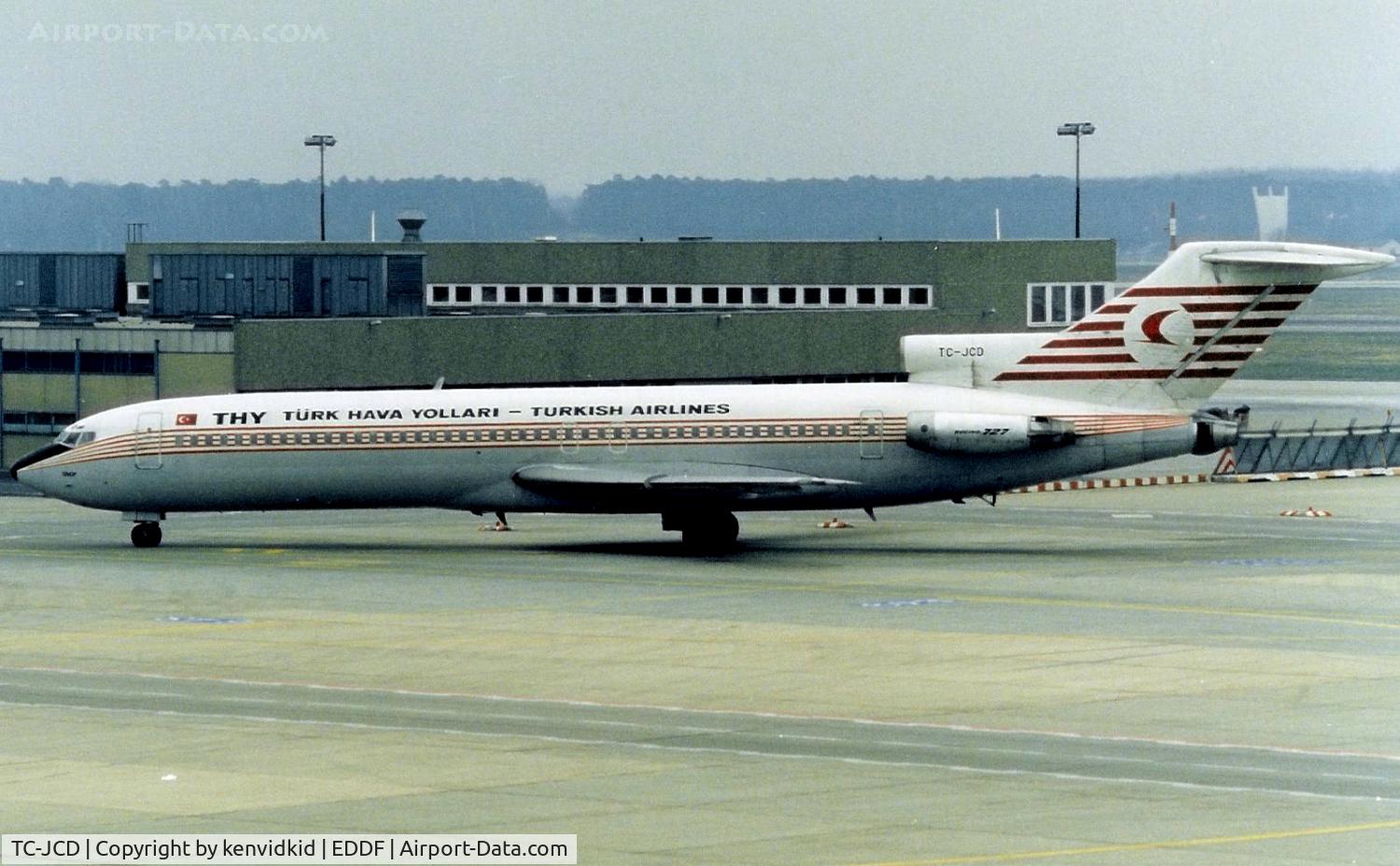 TC-JCD, 1982 Boeing 727-2F2 C/N 22998, THY Turkish Airlines