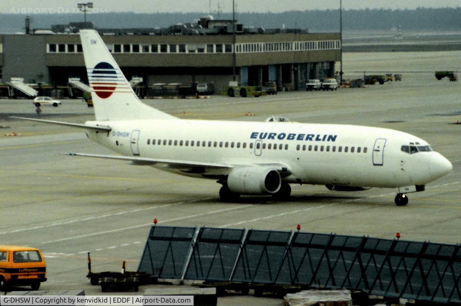 G-DHSW, 1986 Boeing 737-3Y0 C/N 23495, EuroBerlin