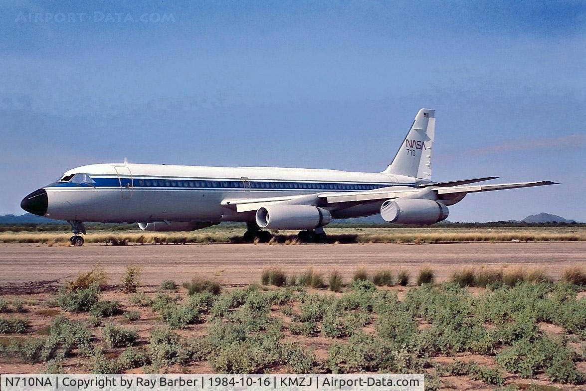 N710NA, 1962 Convair CV-990-30A-5 Coronado C/N 30-10-29, Convair 990-30A-5 Coronado [30-10-29] (NASA) Marana-Pinal Airpark~N 16/10/1984. From a slide.