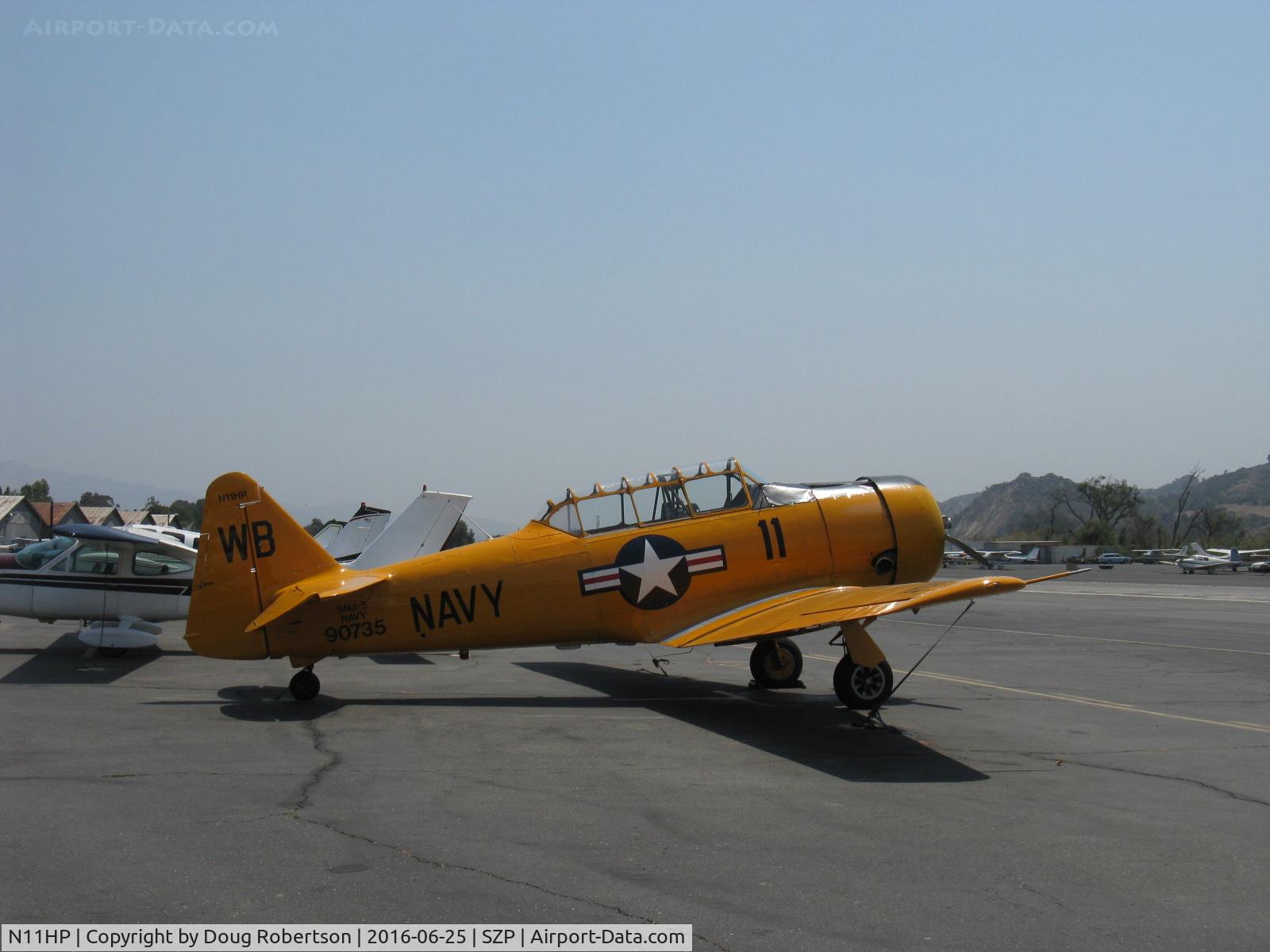N11HP, 1943 North American SNJ-5 Texan Texan C/N 90735, 1943 North American SNJ-5, P&W R-1340-AN-1 Wasp radial 550 Hp