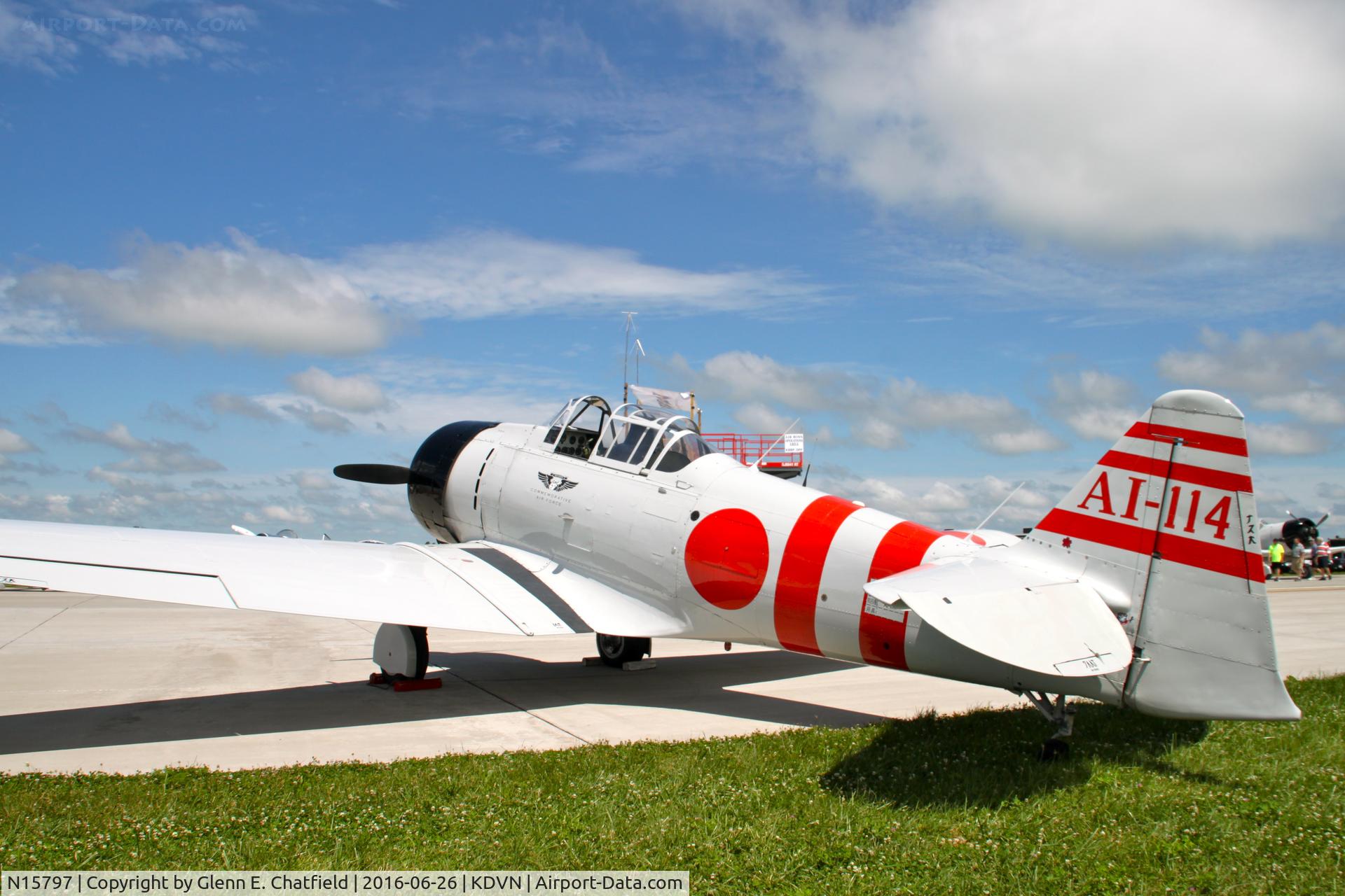 N15797, 1945 Canadian Car & Foundry T-6 Harvard Mk.4 C/N CCF4-199, At Quad Cities Air show