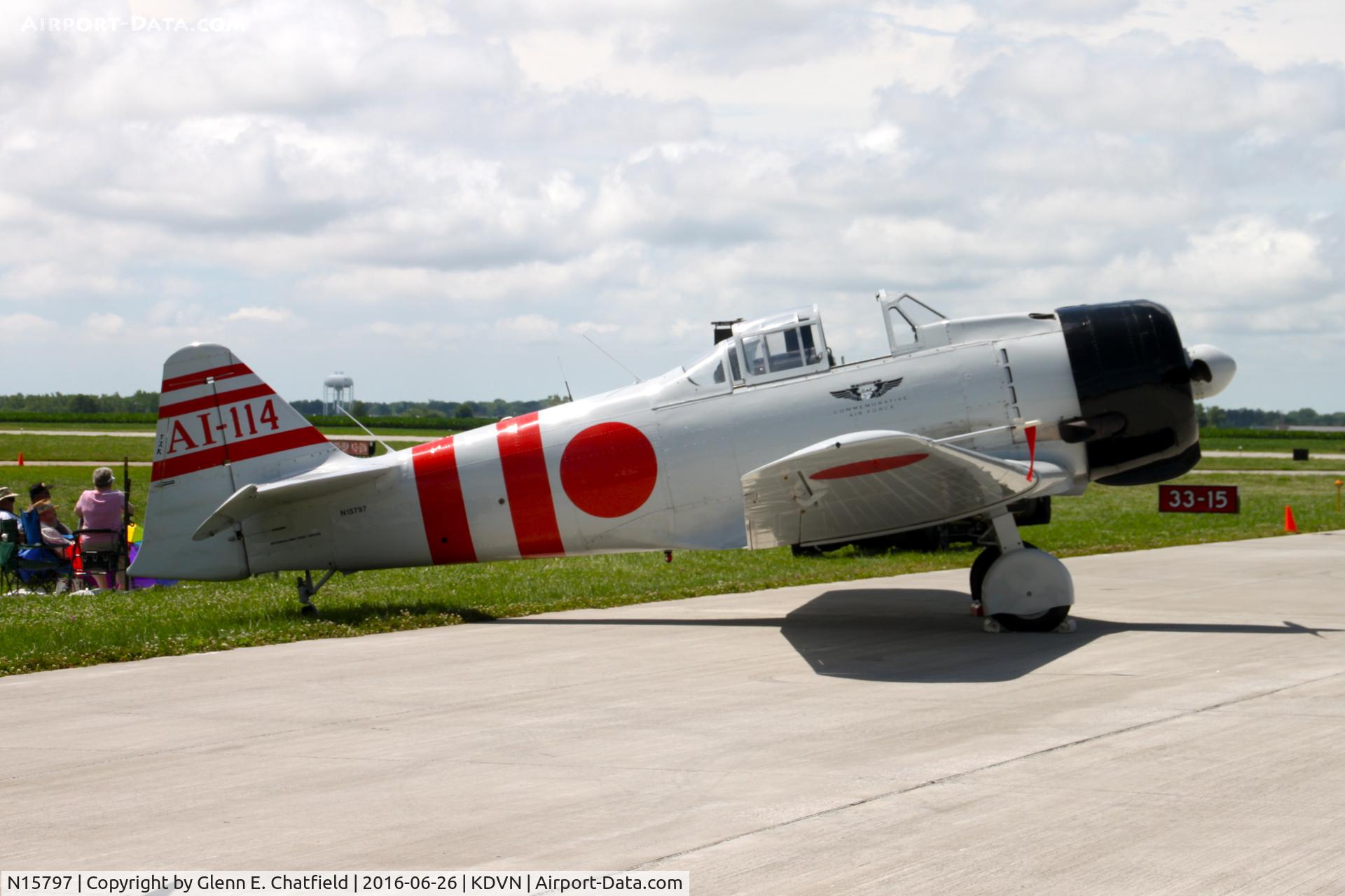 N15797, 1945 Canadian Car & Foundry T-6 Harvard Mk.4 C/N CCF4-199, At Quad Cities Air show