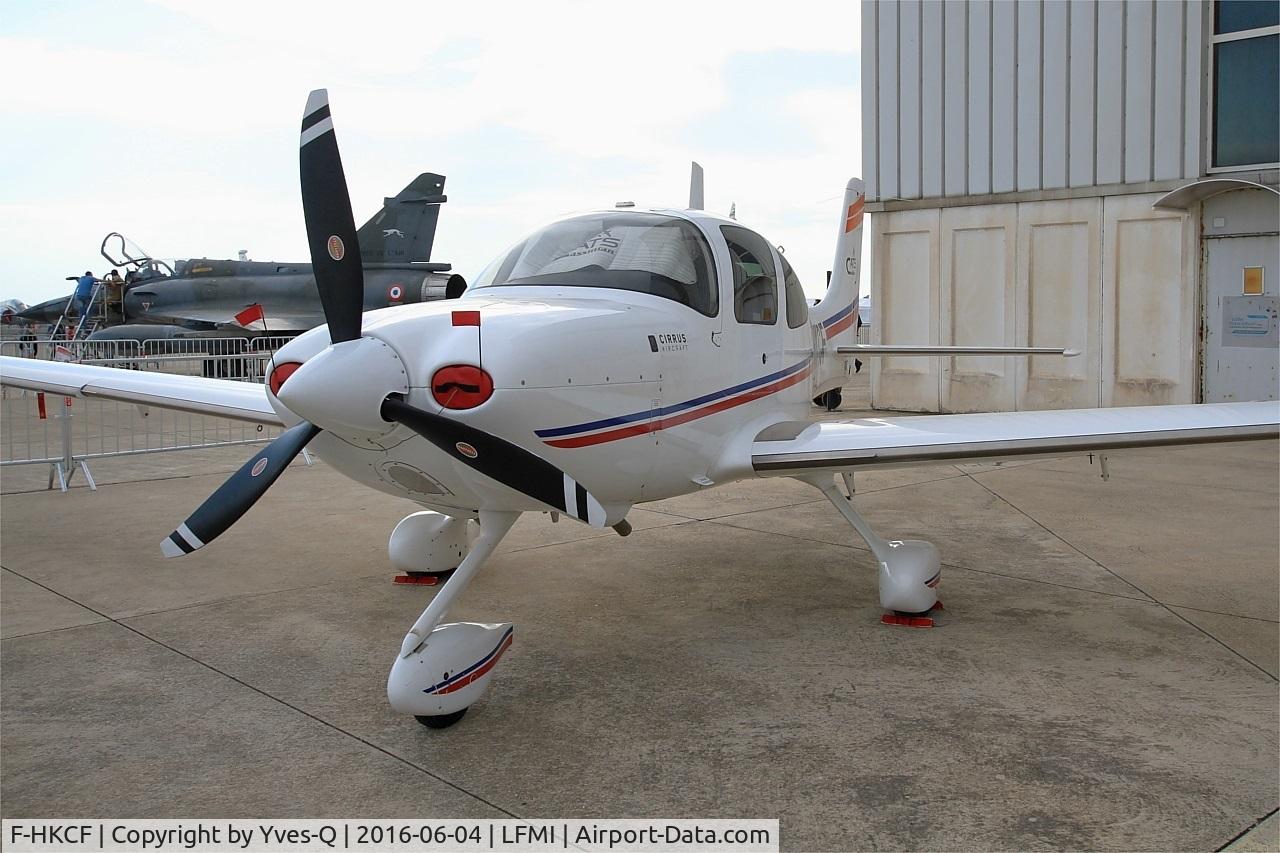 F-HKCF, 2012 Cirrus SR22 C/N 3874, Cirrus SR22, Static display, Istres-Le Tubé Air Base 125 (LFMI-QIE) open day 2016