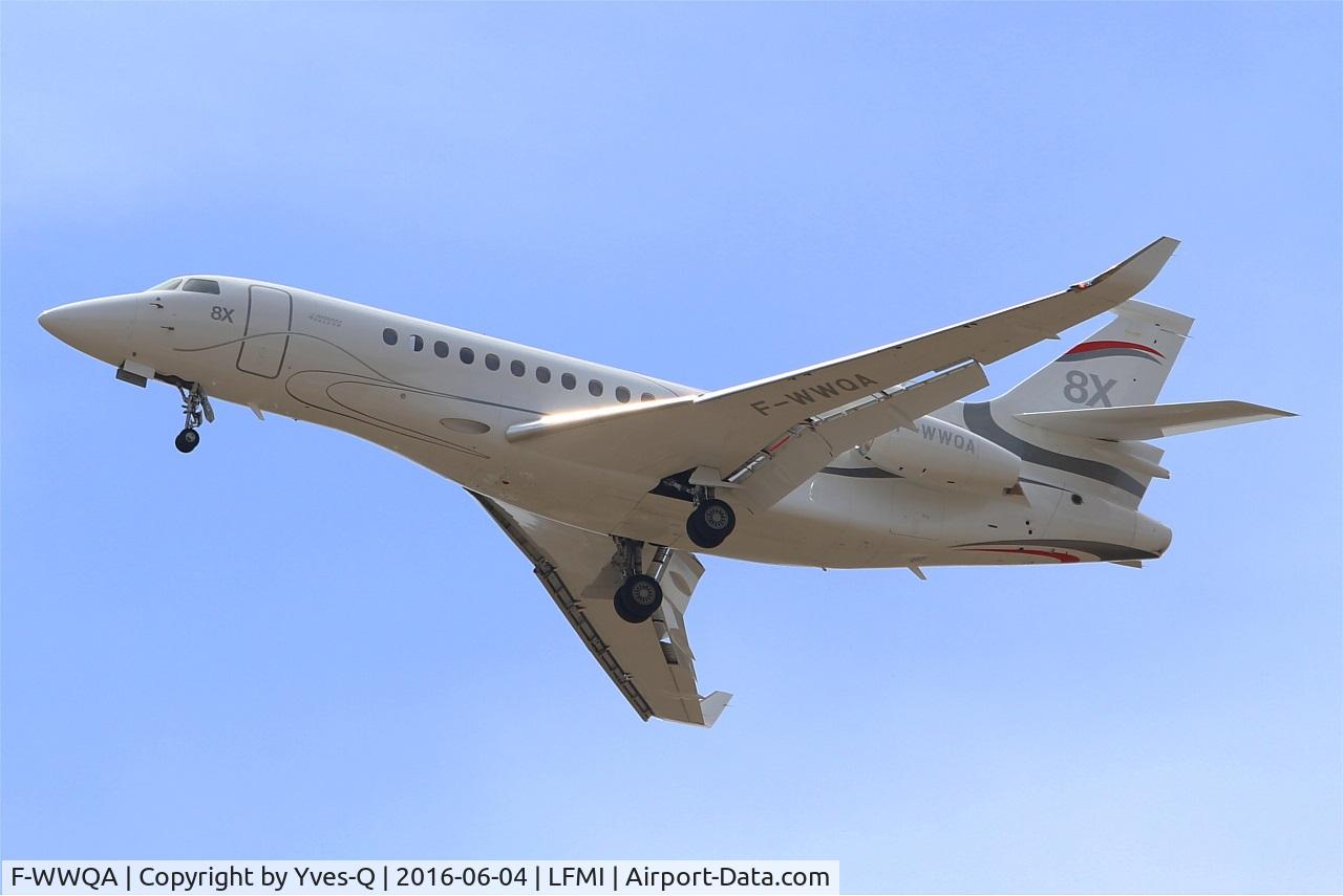 F-WWQA, 2014 Dassault Falcon 8X C/N 401, Dassault Falcon 8X, On display, Istres-Le Tubé Air Base 125 (LFMI-QIE) open day 2016