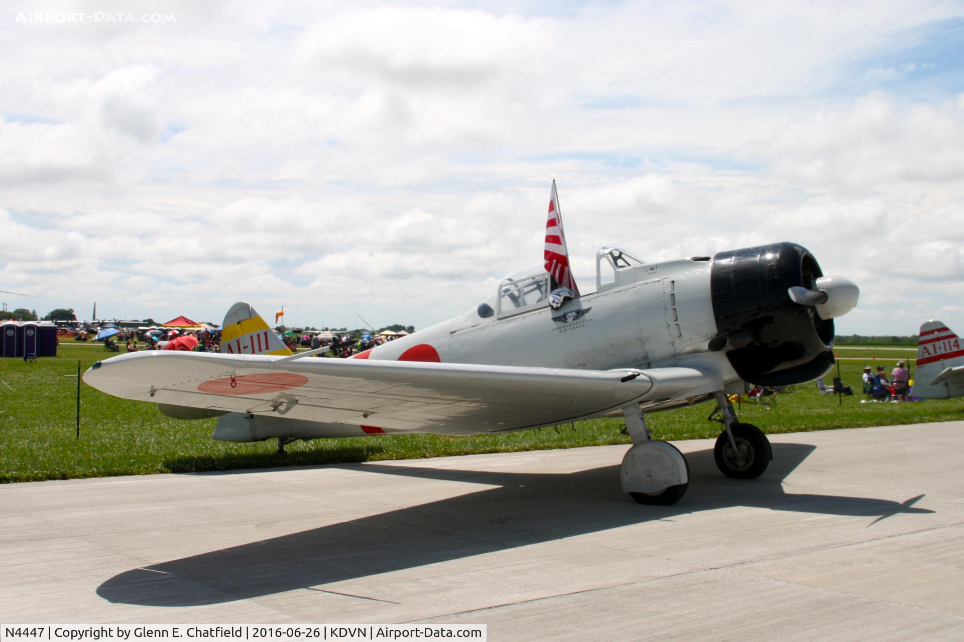 N4447, 1945 Canadian Car & Foundry Harvard Mk.4 C/N CCF4-241, At the Quad Cities Air Show