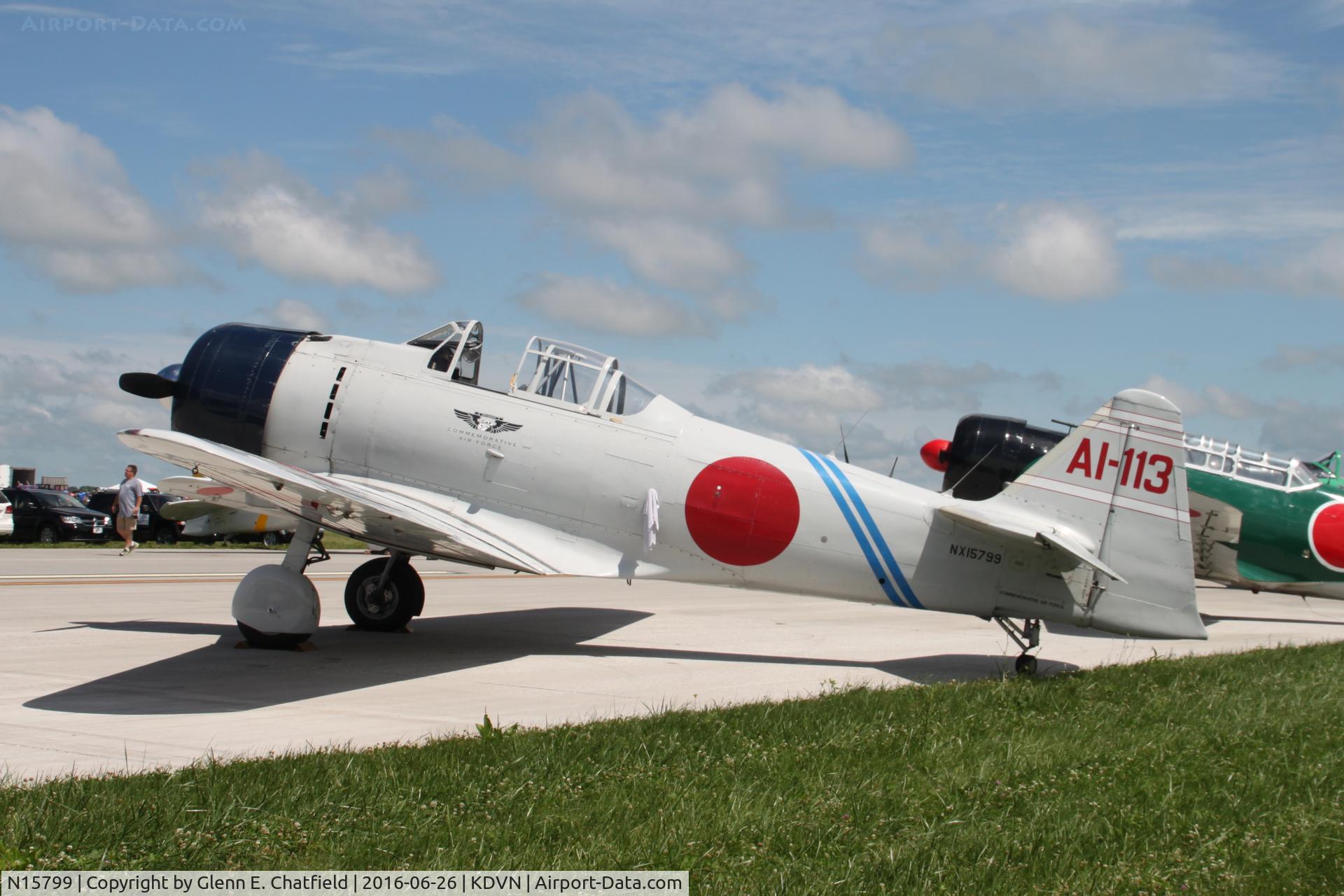 N15799, 1945 Canadian Car & Foundry Harvard MK IV C/N CCF4-117, At the Quad Cities Air Show