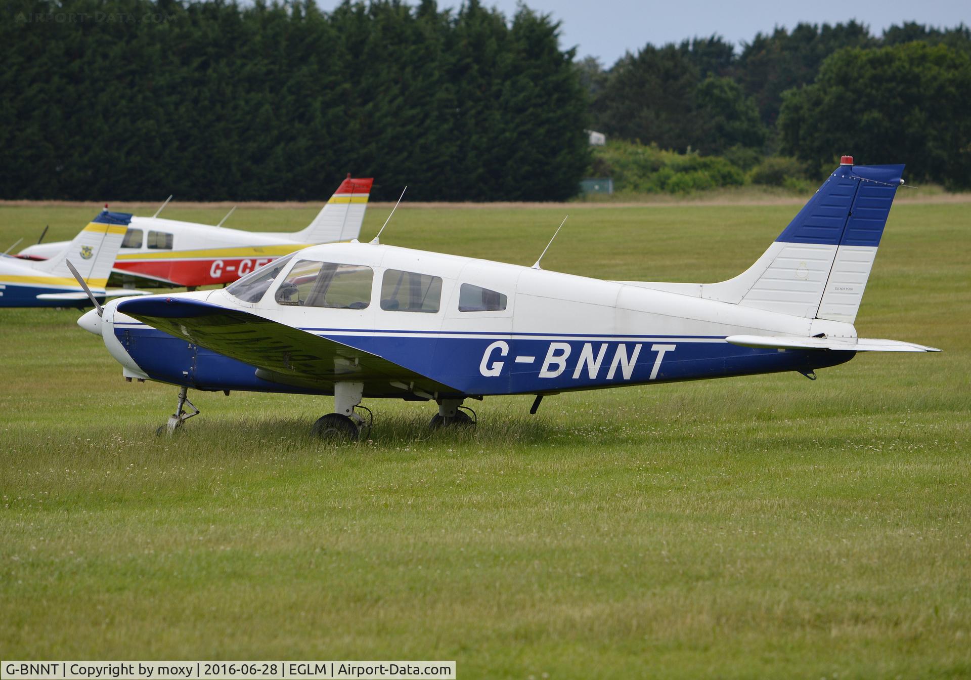 G-BNNT, 1976 Piper PA-28-151 Cherokee Warrior C/N 28-7615056, Piper Cherokee Warrior at White Waltham. Ex N7624C