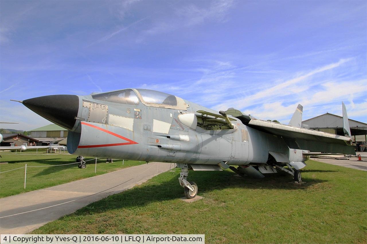 4, Vought F-8E(FN) Crusader C/N 1216, Vought F-8E(FN) Crusader, Musée Européen de l'Aviation de Chasse at Montélimar-Ancône airfield (LFLQ)
