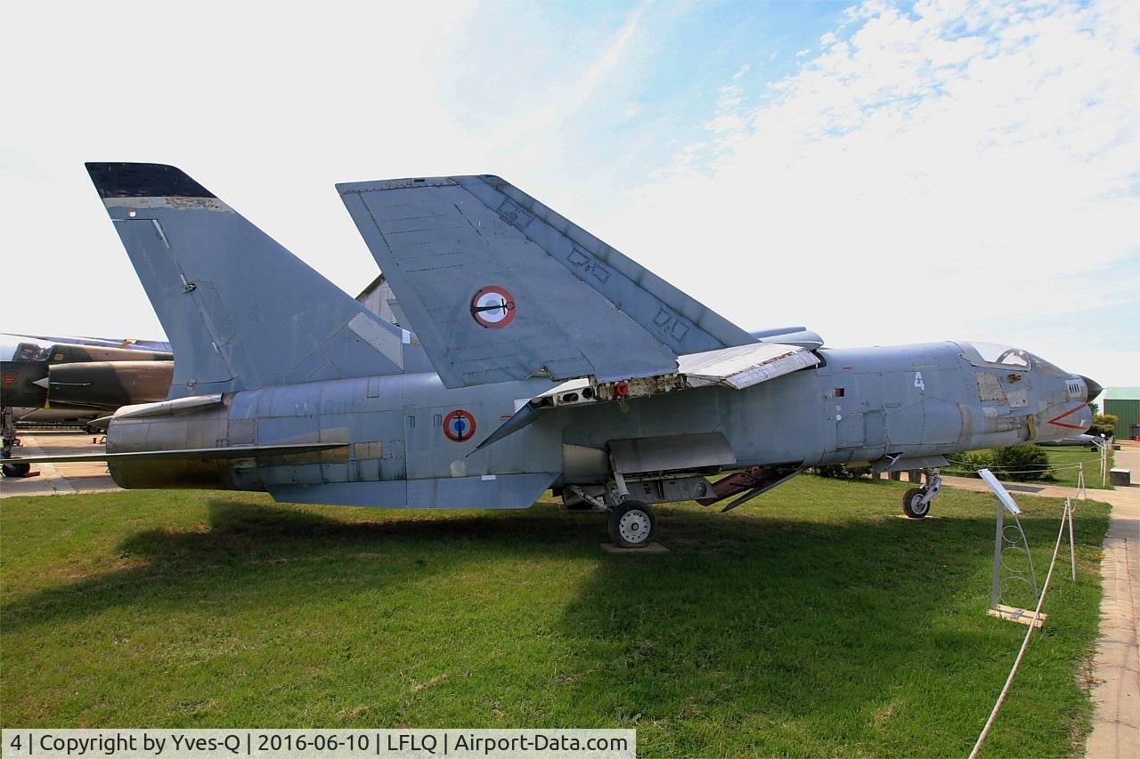 4, Vought F-8E(FN) Crusader C/N 1216, Vought F-8E(FN) Crusader, Musée Européen de l'Aviation de Chasse at Montélimar-Ancône airfield (LFLQ)