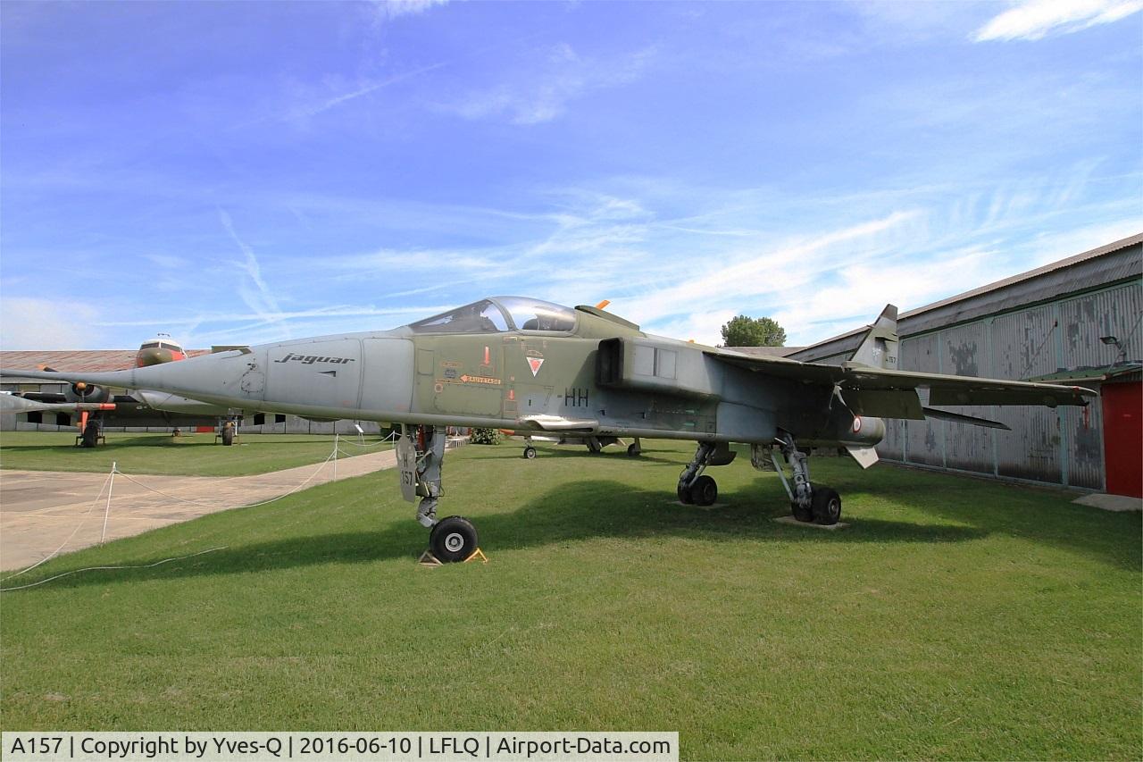 A157, Sepecat Jaguar A C/N A157, Sepecat Jaguar A, Musée Européen de l'Aviation de Chasse at Montélimar-Ancône airfield (LFLQ)