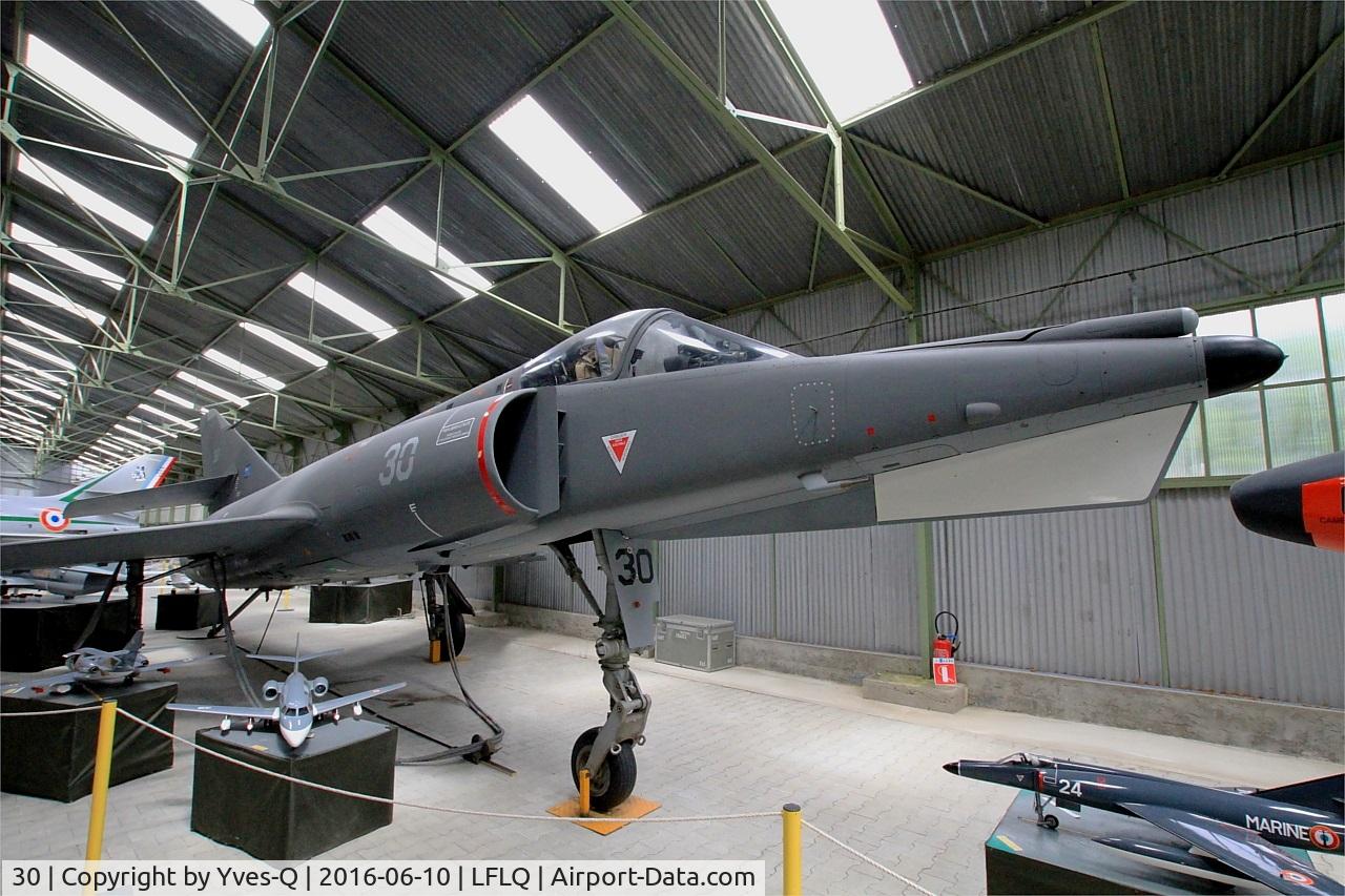 30, Dassault Etendard IV.M C/N 30, Dassault Etendard IV.M, Musée Européen de l'Aviation de Chasse at Montélimar-Ancône airfield (LFLQ)