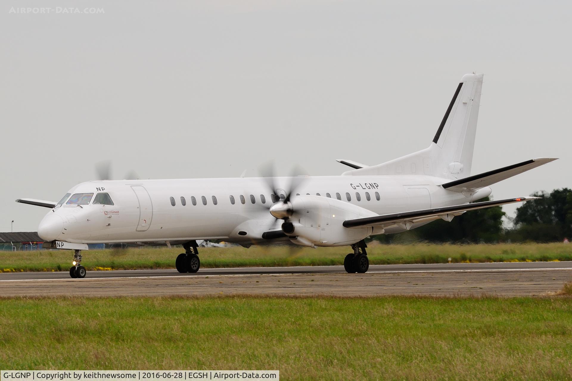 G-LGNP, 1995 Saab 2000 C/N 2000-018, Nice Visitor.