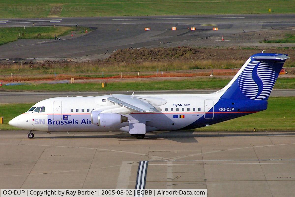 OO-DJP, 1996 British Aerospace Avro 146-RJ85 C/N E.2287, BAe 146-RJ85 [E2287] (SN Brussels Airlines) Birmingham Int'l~G 02/08/2005
