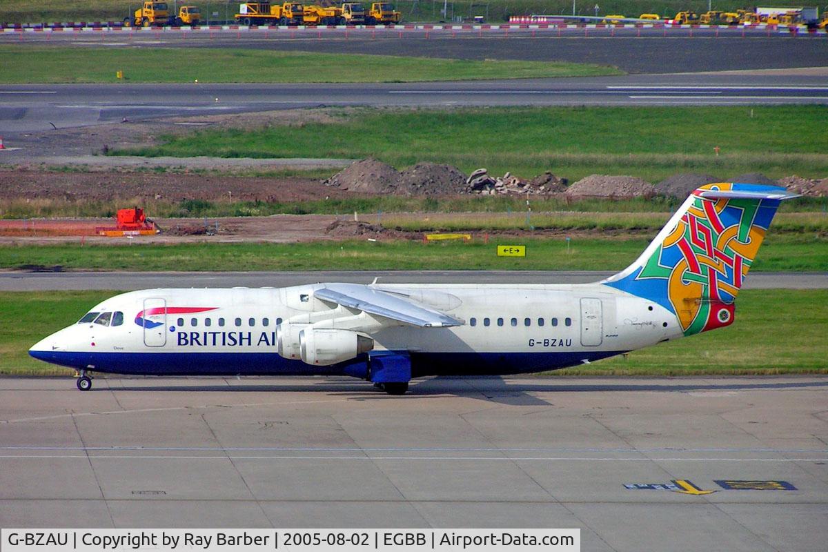 G-BZAU, 1998 British Aerospace Avro 146-RJ100 C/N E3328, BAe 146-RJ100 [E3328] (British Airways CitiExpress) Birmingham Int'l~G 02/08/2005