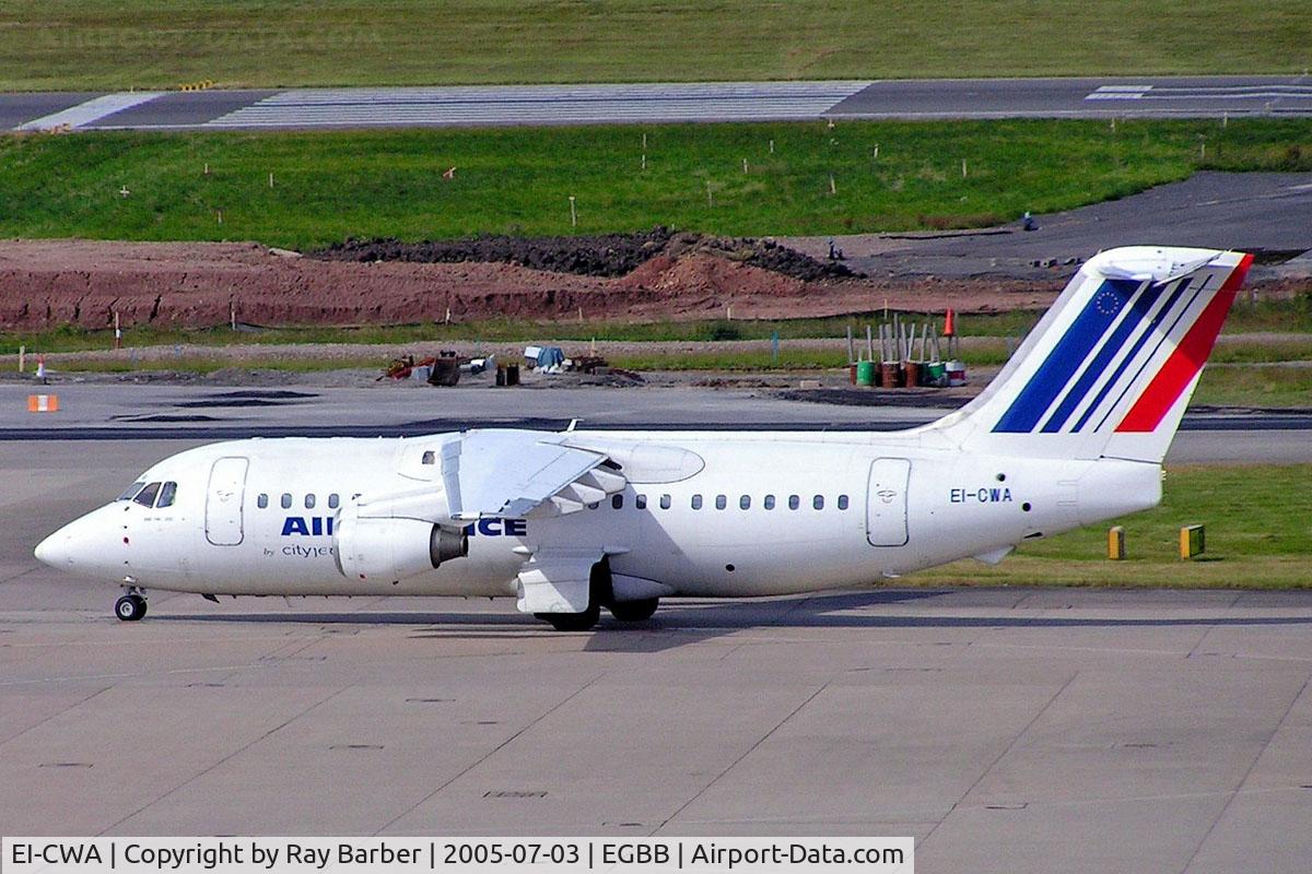 EI-CWA, 1986 British Aerospace BAe.146-200 C/N E2058, BAe 146-200 [E2058] (Cityjet/Air France) Birmingham Int'l~G 03/07/2005