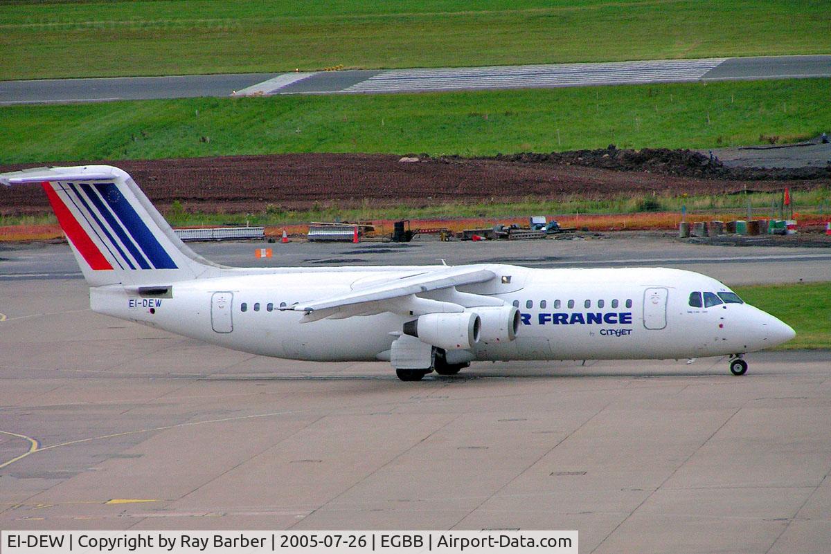 EI-DEW, 1989 British Aerospace BAe.146-300 C/N E3142, BAe 146-300 [E3142] (Cityjet/Air France) Birmingham Int'l~G 26/07/2005