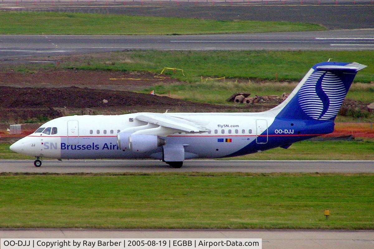 OO-DJJ, 1991 British Aerospace BAe.146-200 C/N E2196, BAe 146-200 [E2196] (SN Brussels Airlines) Birmingham Int'l~G 19/08/2005