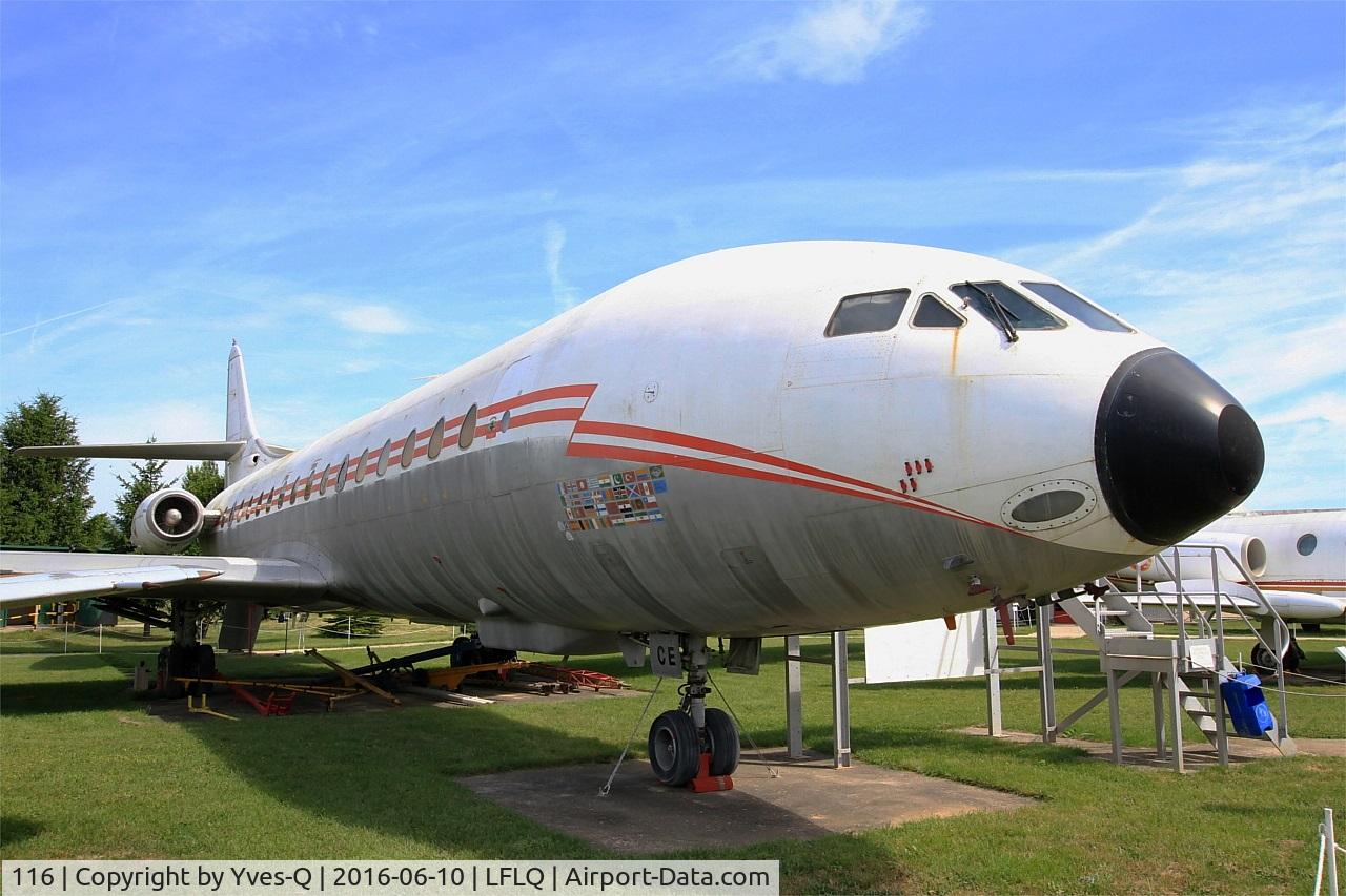 116, 1955 Sud Aviation SE-210 Caravelle III C/N 116, Sud Aviation SE-210 Caravelle III, Musée Européen de l'Aviation de Chasse at Montélimar-Ancône airfield (LFLQ)