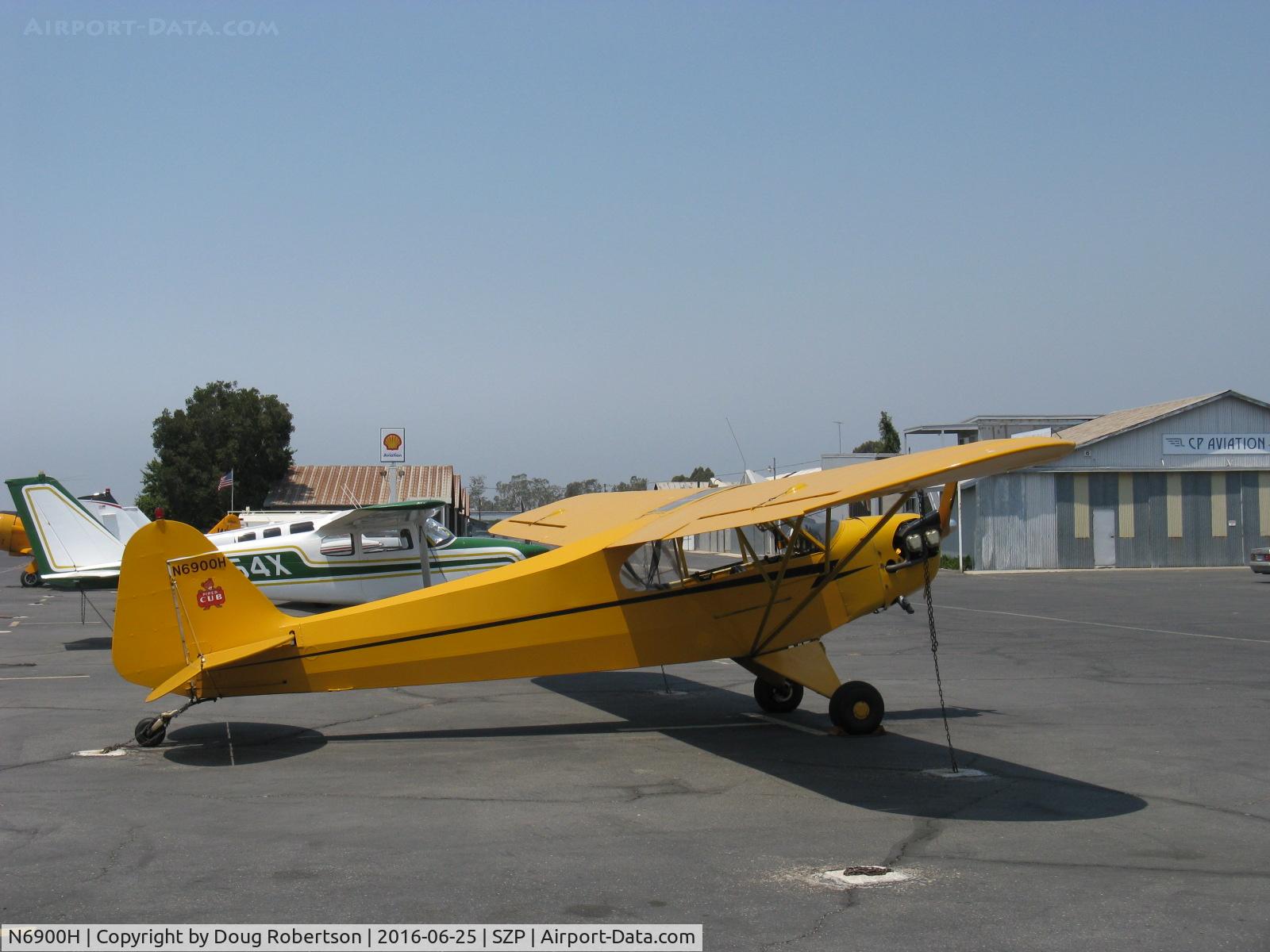 N6900H, 1946 Piper J3C-65 Cub Cub C/N 20129, 1946 Piper J3C-65 CUB, Lycoming O-290 135 Hp upgrade
