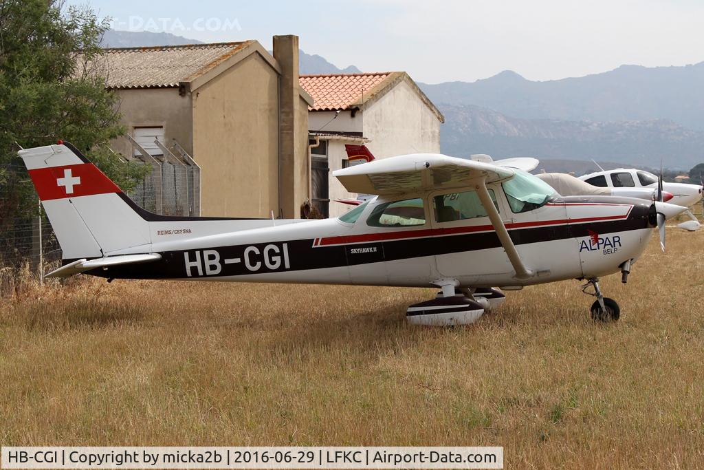 HB-CGI, 1981 Reims F172P C/N 2129, Parked
