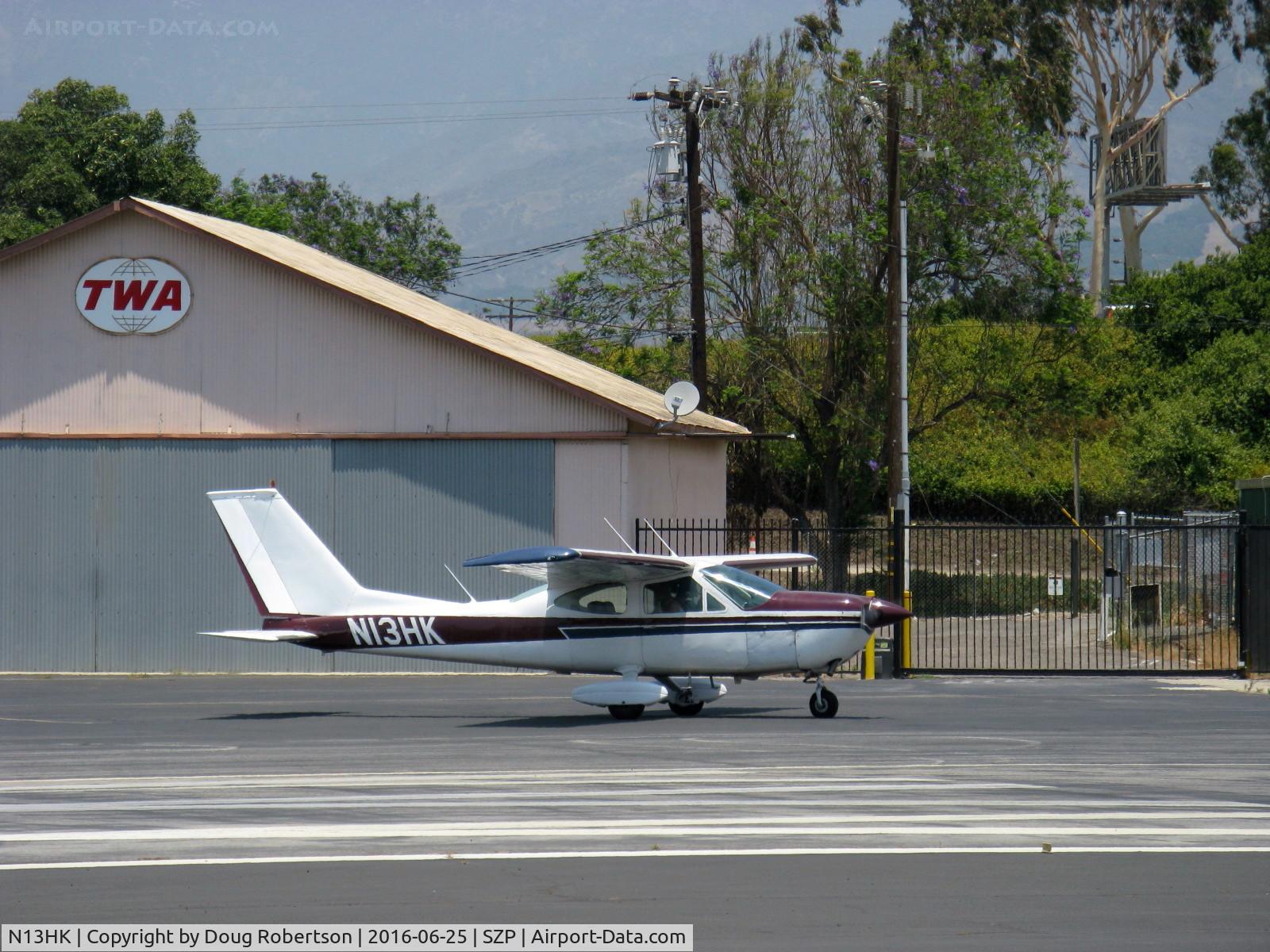 N13HK, 1972 Cessna 177B Cardinal C/N 17701810, 1972 Cessna 177B CARDINAL, Lycoming O&V0-360 180 Hp, holding short Rwy 22