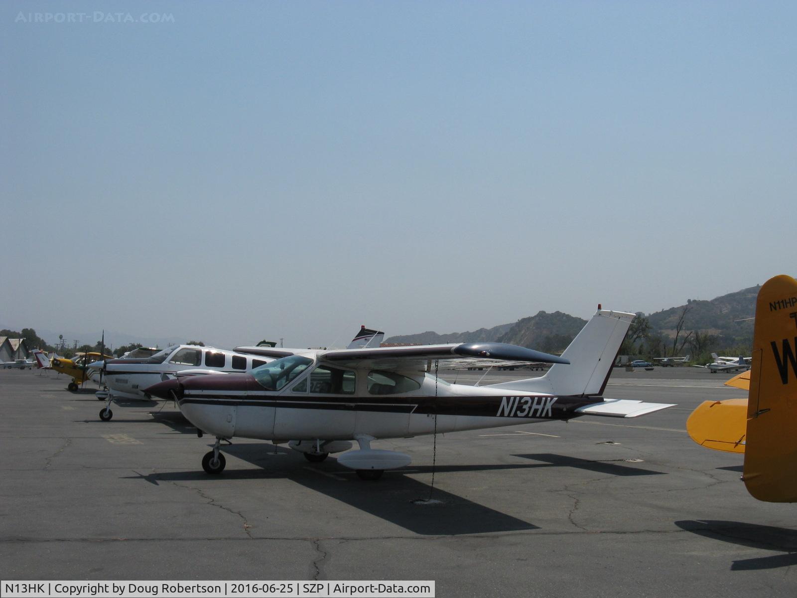 N13HK, 1972 Cessna 177B Cardinal C/N 17701810, 1972 Cessna 177B CARDINAL, Lycoming O&VO-360 180 Hp, on the Transient ramp