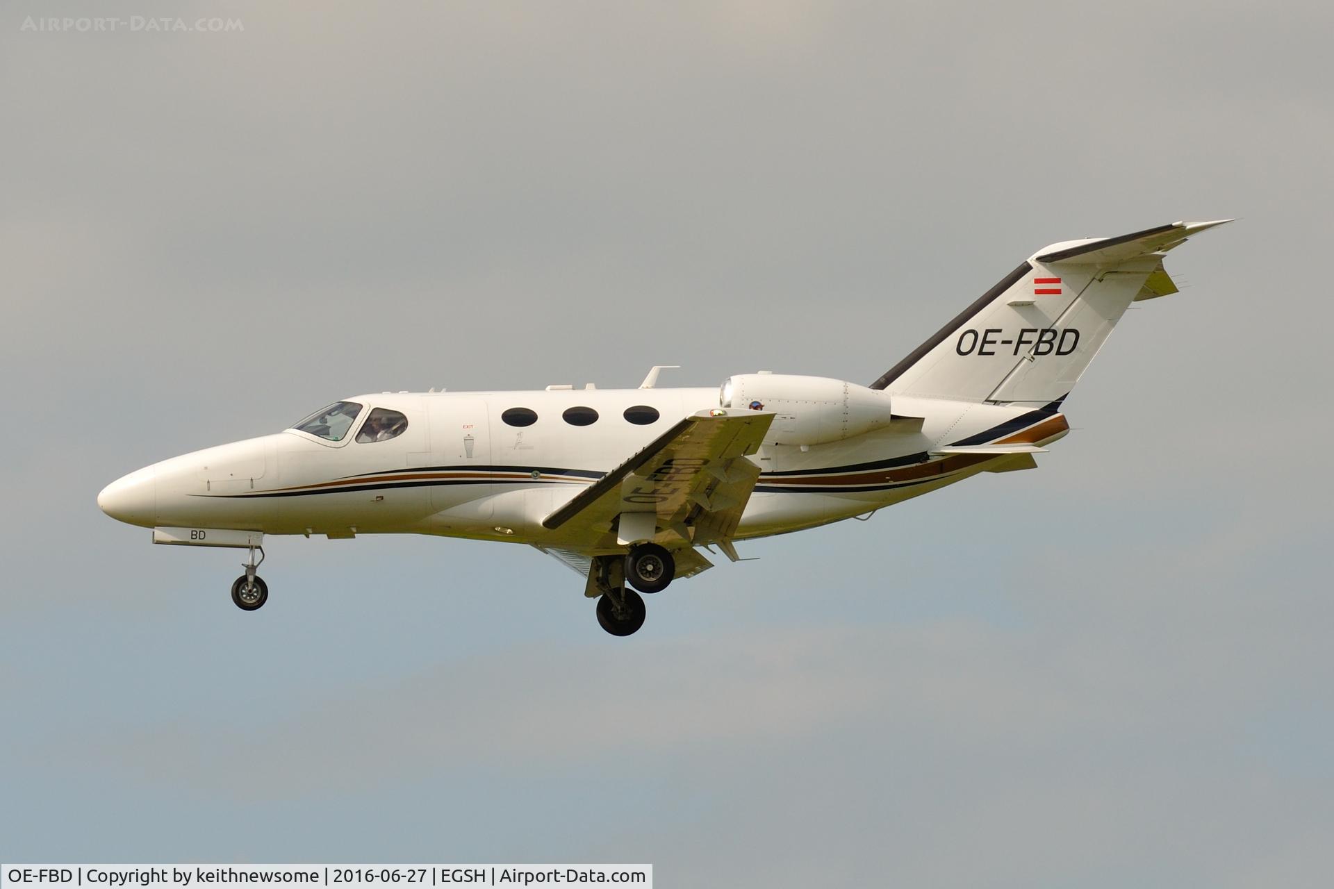 OE-FBD, 2010 Cessna 510 Citation Mustang Citation Mustang C/N 510-0303, Nice Visitor.