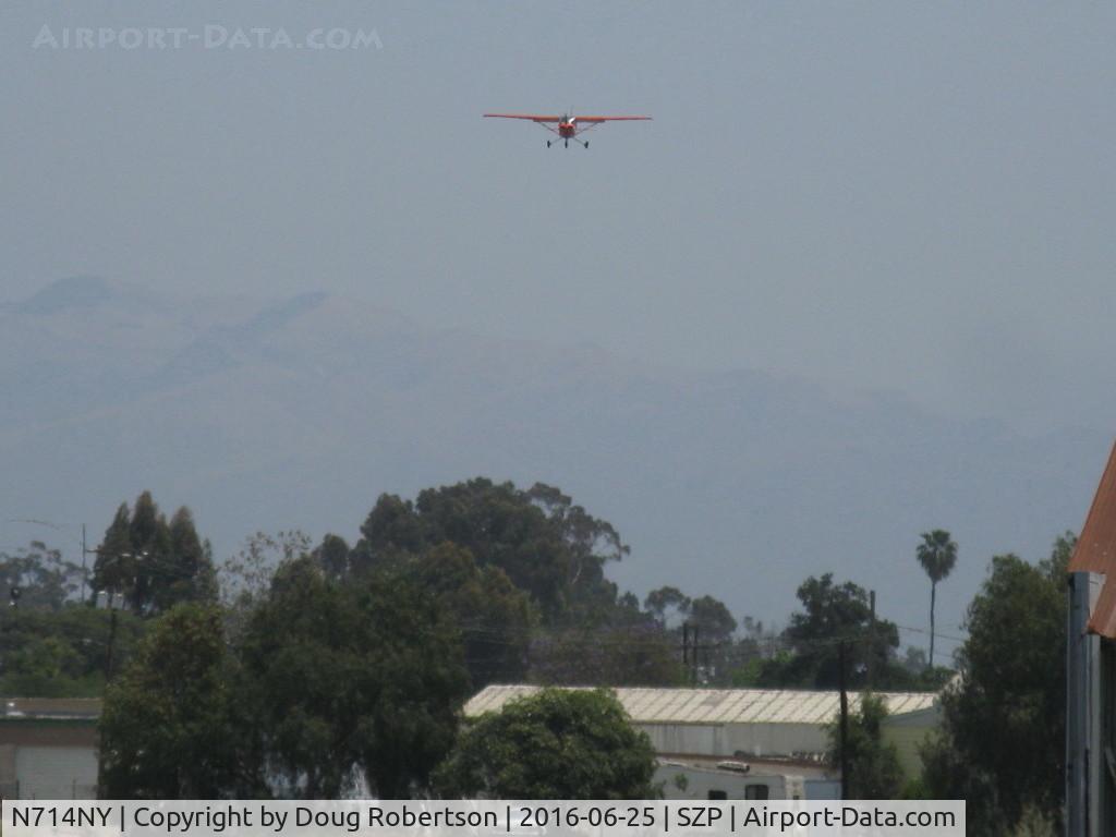 N714NY, 1977 Cessna 150M C/N 15079315, 1977 Cessna 150M, Continental O-200 100 Hp. on final Rwy 22