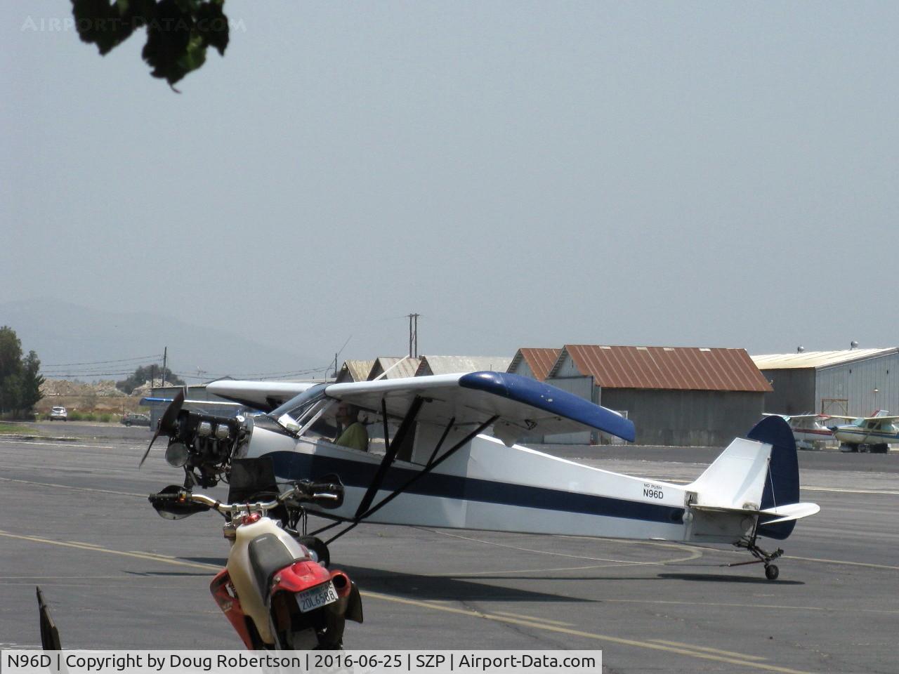 N96D, Piper PA-18-135 Super Cub C/N 183810, Piper PA-18-135 SUPER CUB, engine unknown, operated un-cowled, taxi across Rwy 22 to refuel. Will banner tow today from Rwy 22L grass-swoop 'n snag the rolled up banner.