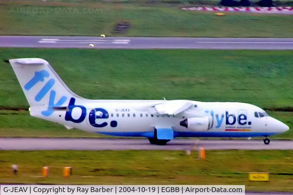 G-JEAV, 1986 British Aerospace BAe.146-200 C/N E2064, BAe 146-200 [E2064] (Flybe) Birmingham Int'l~G 19/10/2004