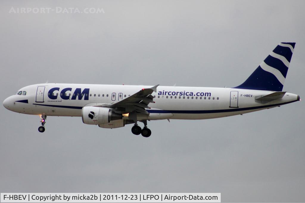 F-HBEV, 2009 Airbus A320-214 C/N 3952, Landing