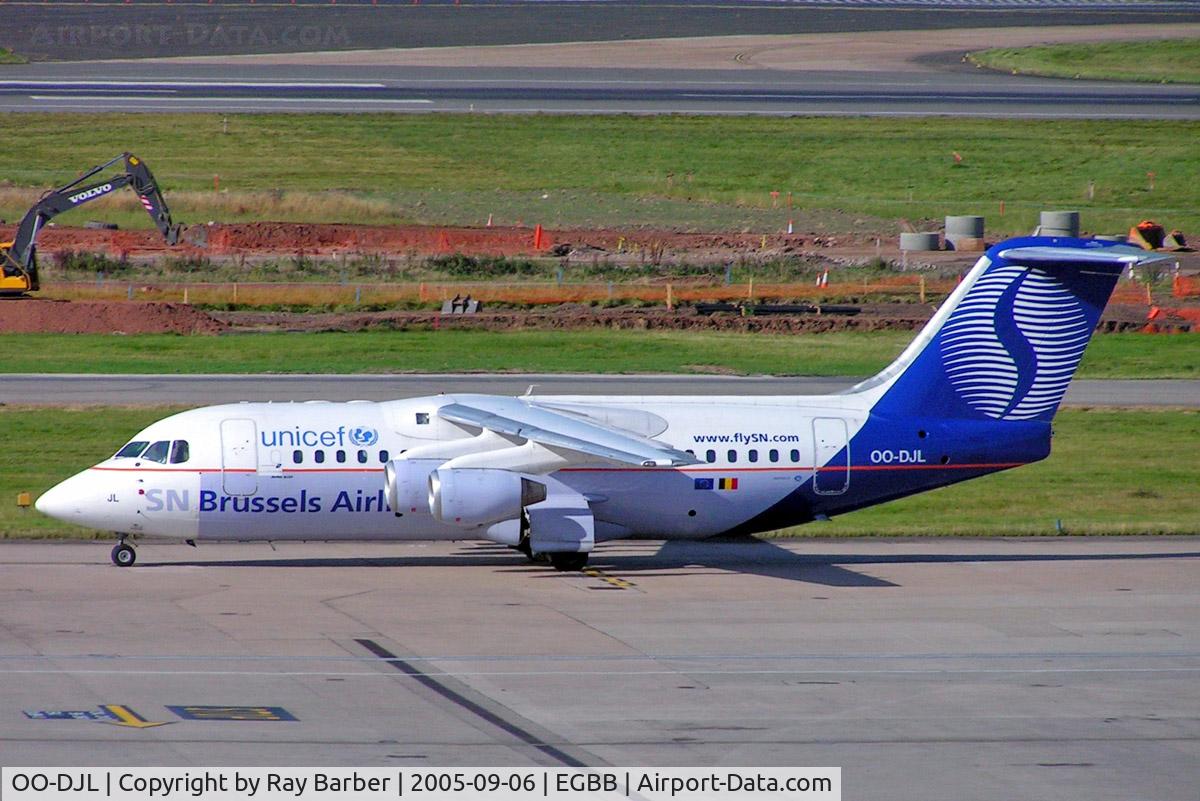 OO-DJL, 1995 British Aerospace Avro 146-RJ85 C/N E.2273, BAe 146-RJ85 [E2273] (SN Brussels Airlines) Birmingham Int'l~G 06/09/2005