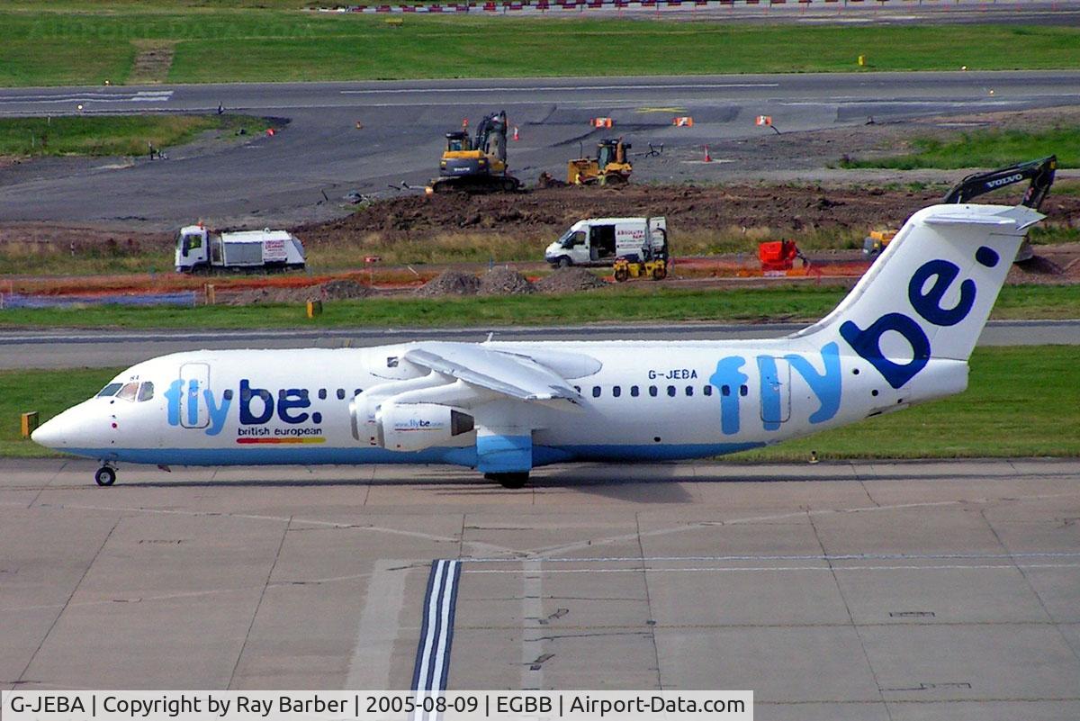 G-JEBA, 1990 British Aerospace BAe.146-300 C/N E3181, BAe 146-300 [E3181] (Flybe) Birmingham Int'l~G 09/08/2005