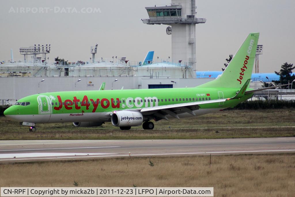 CN-RPF, 2007 Boeing 737-8K5 C/N 34691, Taxiing