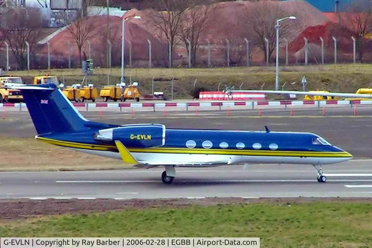 G-EVLN, 1991 Gulfstream Aerospace Gulfstream IV C/N 1175, Gulfstream G4 [1175] Birmingham Int'l~G 28/02/2006