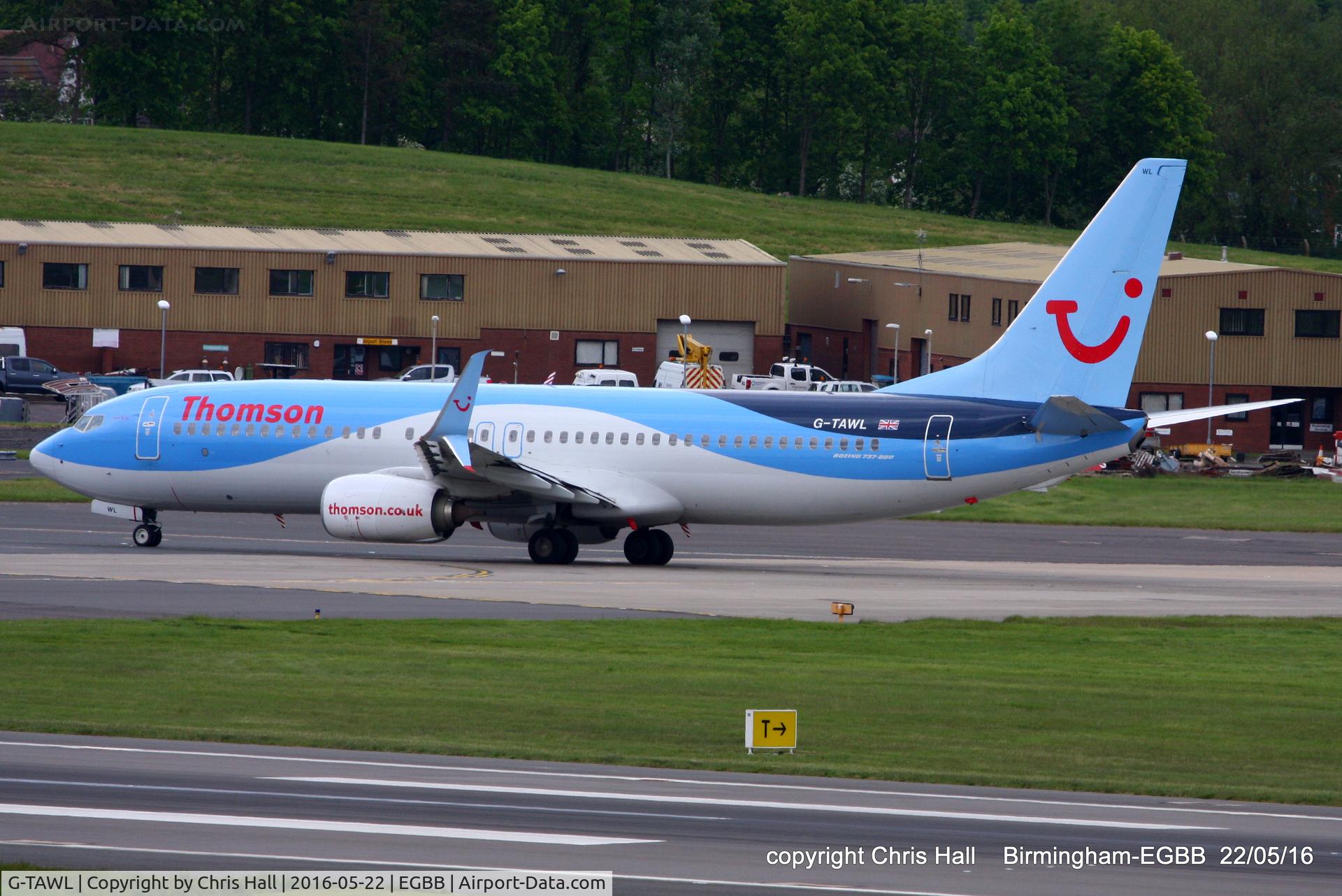 G-TAWL, 2012 Boeing 737-8K5 C/N 37243, Thomson