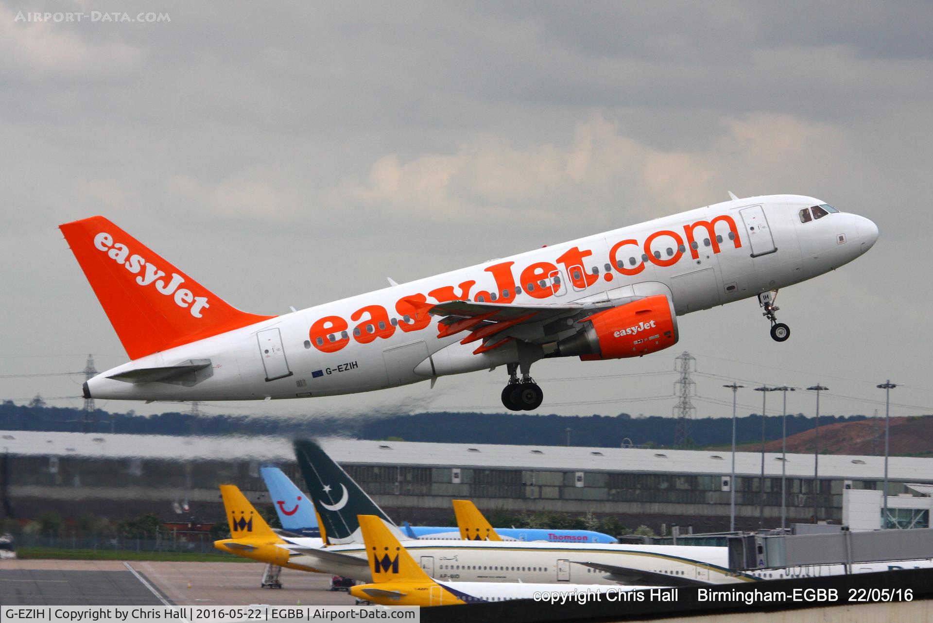 G-EZIH, 2005 Airbus A319-111 C/N 2463, easyJet