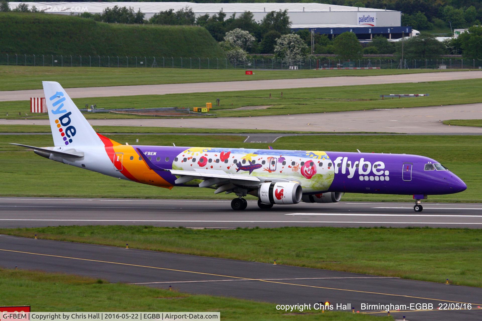 G-FBEM, 2008 Embraer 195LR (ERJ-190-200LR) C/N 19000204, flybe