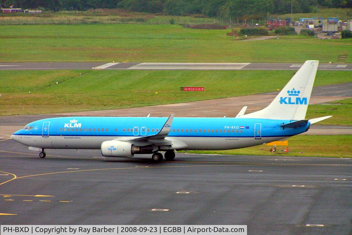 PH-BXD, 1999 Boeing 737-8K2 C/N 29134, Boeing 737-8K2 [29134] (KLM-Royal Dutch Airlines)  Birmingham Int'l~G 23/09/2008