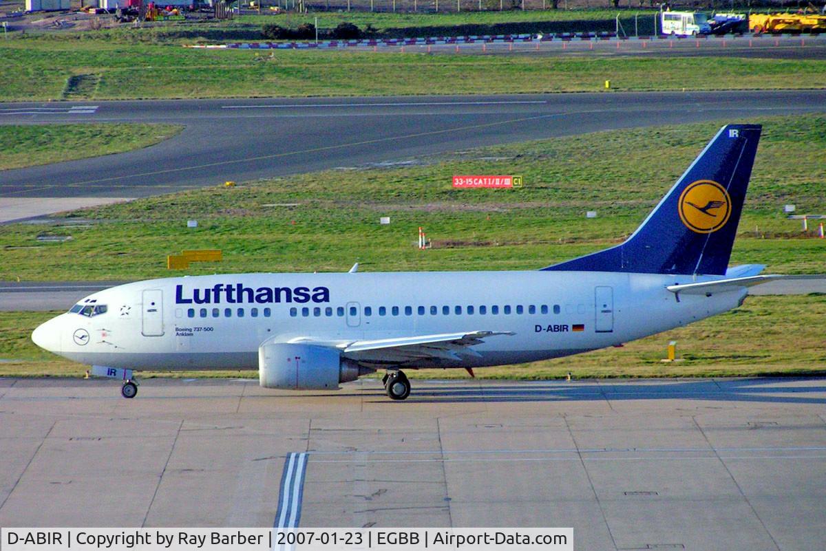 D-ABIR, 1991 Boeing 737-530 C/N 24941, Boeing 737-530 [24941] (Lufthansa) Birmingham Int'l~G 23/01/2007