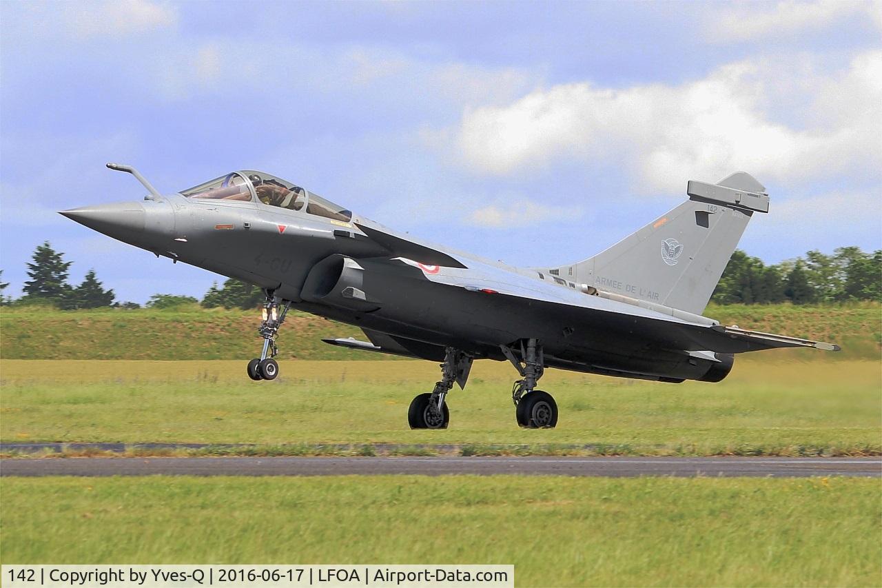 142, 2013 Dassault Rafale C C/N 142, Dassault Rafale C, Landing rwy 24, Avord Air Base 702 (LFOA) Open day 2016