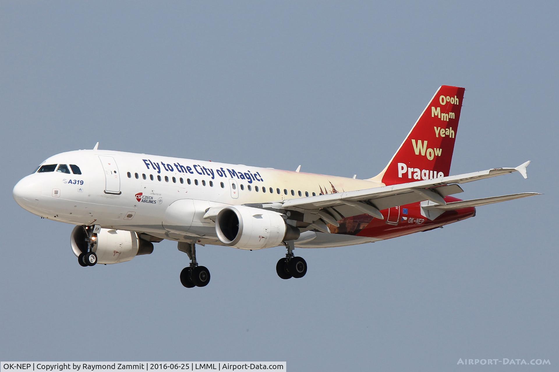 OK-NEP, 2008 Airbus A319-111 C/N 3660, A319 OK-NEP in CSA Special colours