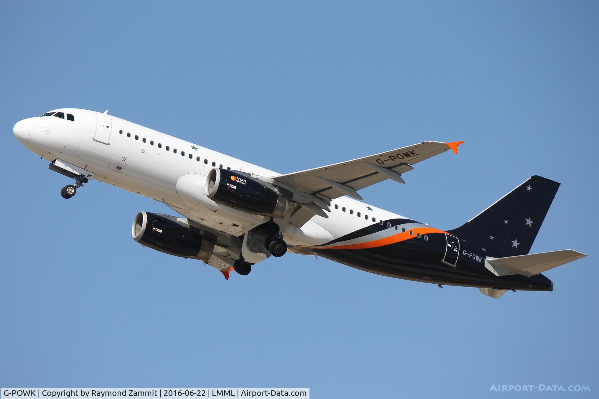 G-POWK, 2011 Airbus A320-233 C/N 4701, A320 G-POWK Titan Airways