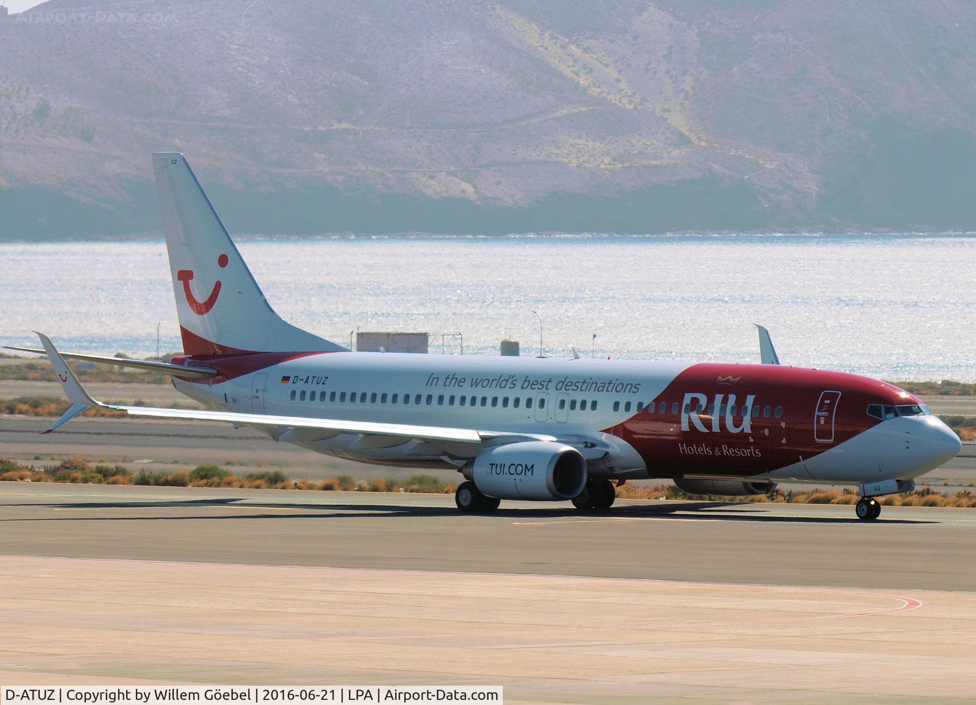 D-ATUZ, 2007 Boeing 737-8K5 C/N 34691, Taxi to the runway for take off