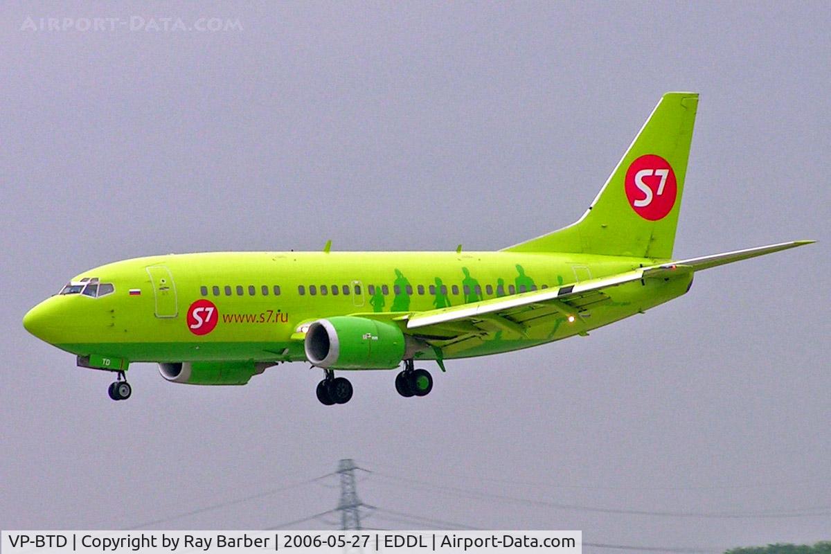 VP-BTD, 1990 Boeing 737-522 C/N 25001, Boeing 737-522 [25001] (S7 Airlines) Dusseldorf~D 15/09/2007