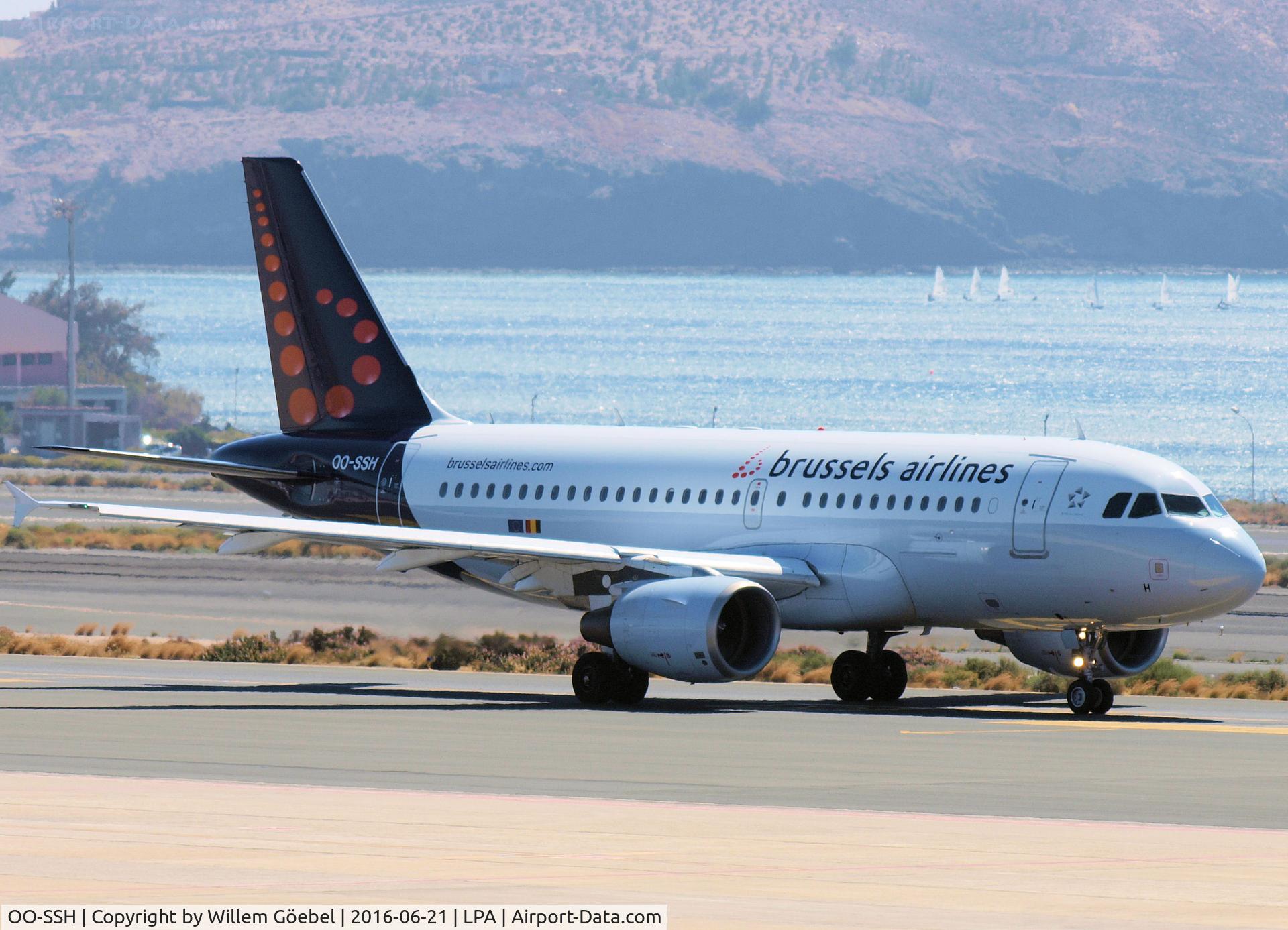 OO-SSH, 2006 Airbus A319-112 C/N 2925, Taxi to the runway for take off