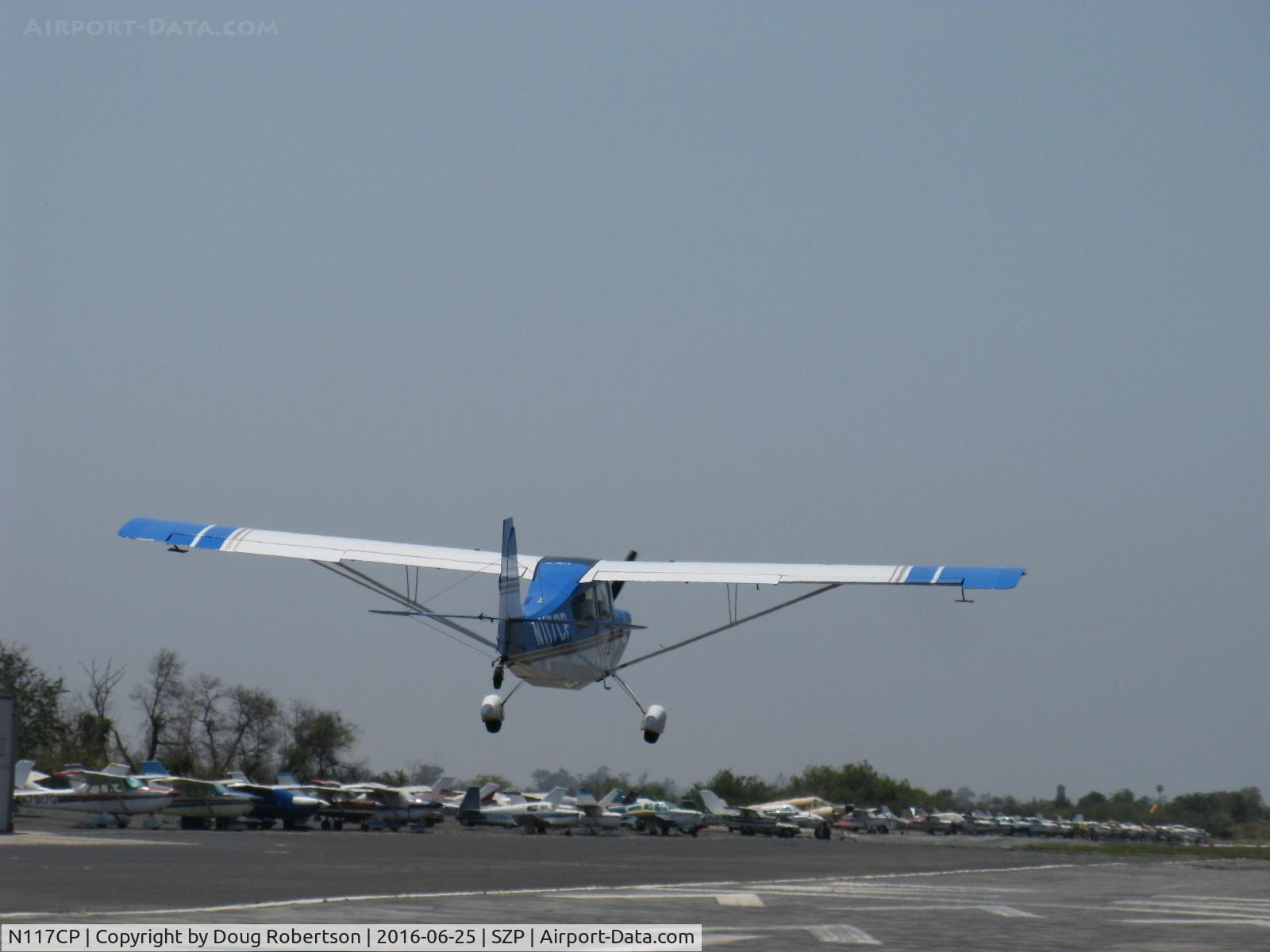 N117CP, American Champion 7GCBC Citabria C/N 1275-99, 1999 American Champion 7GCBC CITABRIA, Lycoming O-320 150 Hp, on final Rwy 22