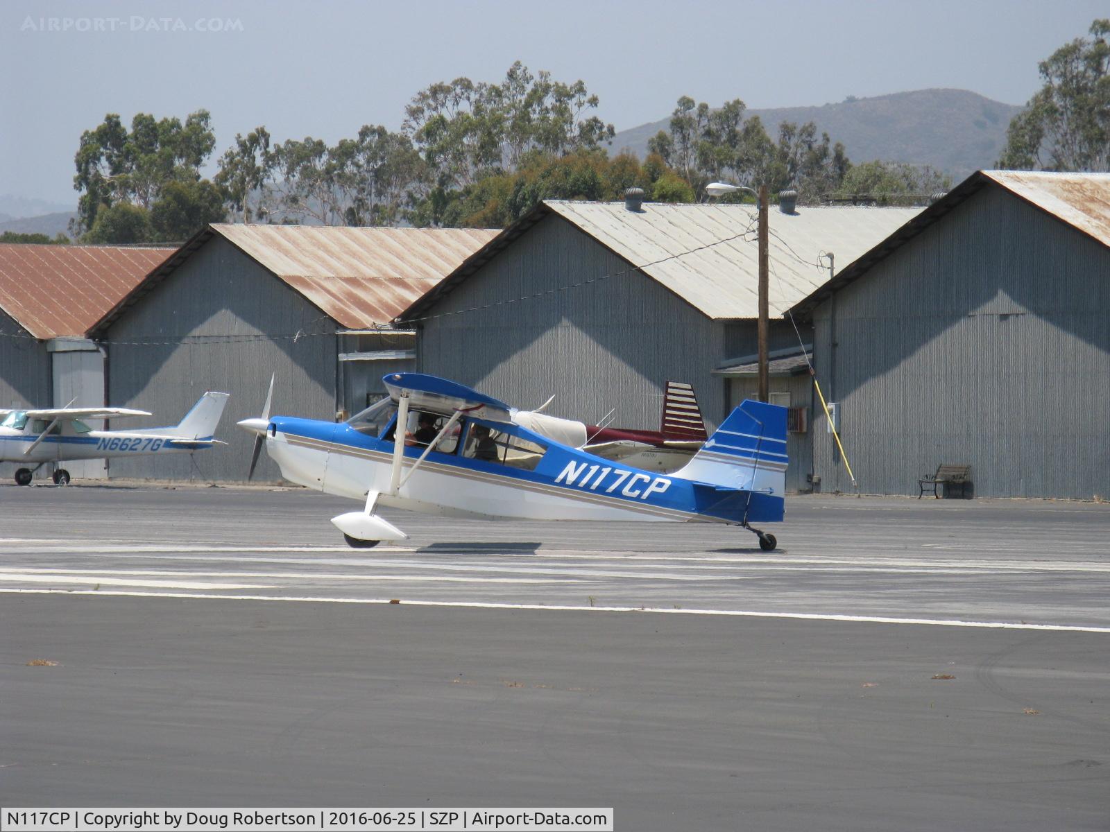 N117CP, American Champion 7GCBC Citabria C/N 1275-99, 1999 American Champion 7GCBC CITABRIA, Lycoming O-320 150 Hp, taking the active
