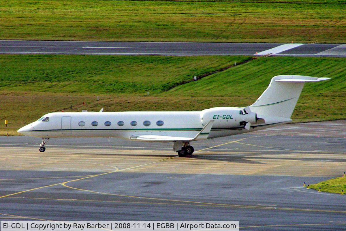 EI-GDL, 2005 Gulfstream Aerospace GV-SP (G550) C/N 5068, Gulfstream G550 [5068] Birmingham Int'l~G 14/11/2008